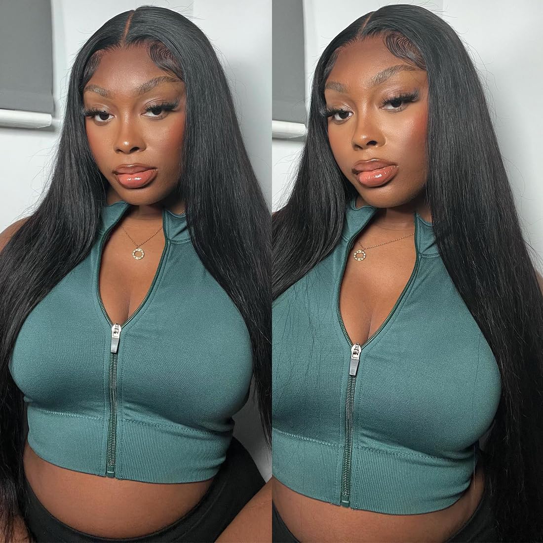 YUTU 13x4 Lace Front Wig Human Hair 12A Straight Lace Front Wigs Human Hair for...