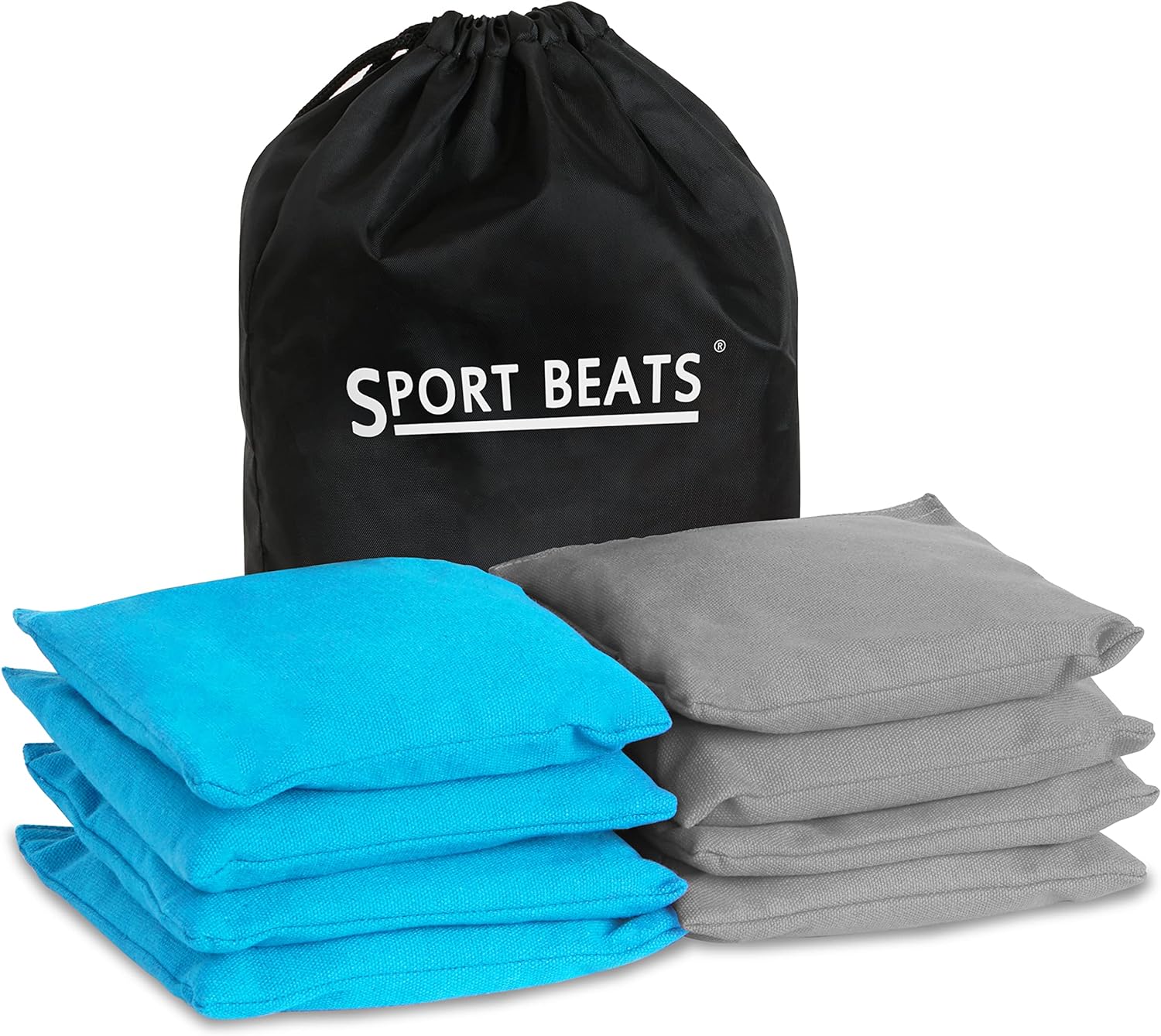 SPORT BEATS Cornhole Bags Set of 8 Regulation Weig...