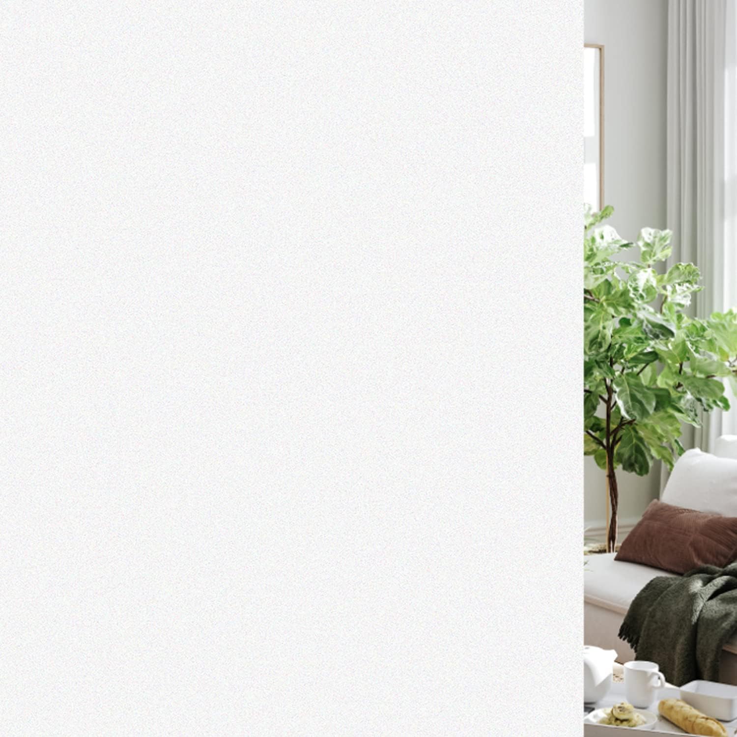 HIDBEA Frosted Window Privacy Film, Special Non-Adhesive Window Glass Films, Inn...