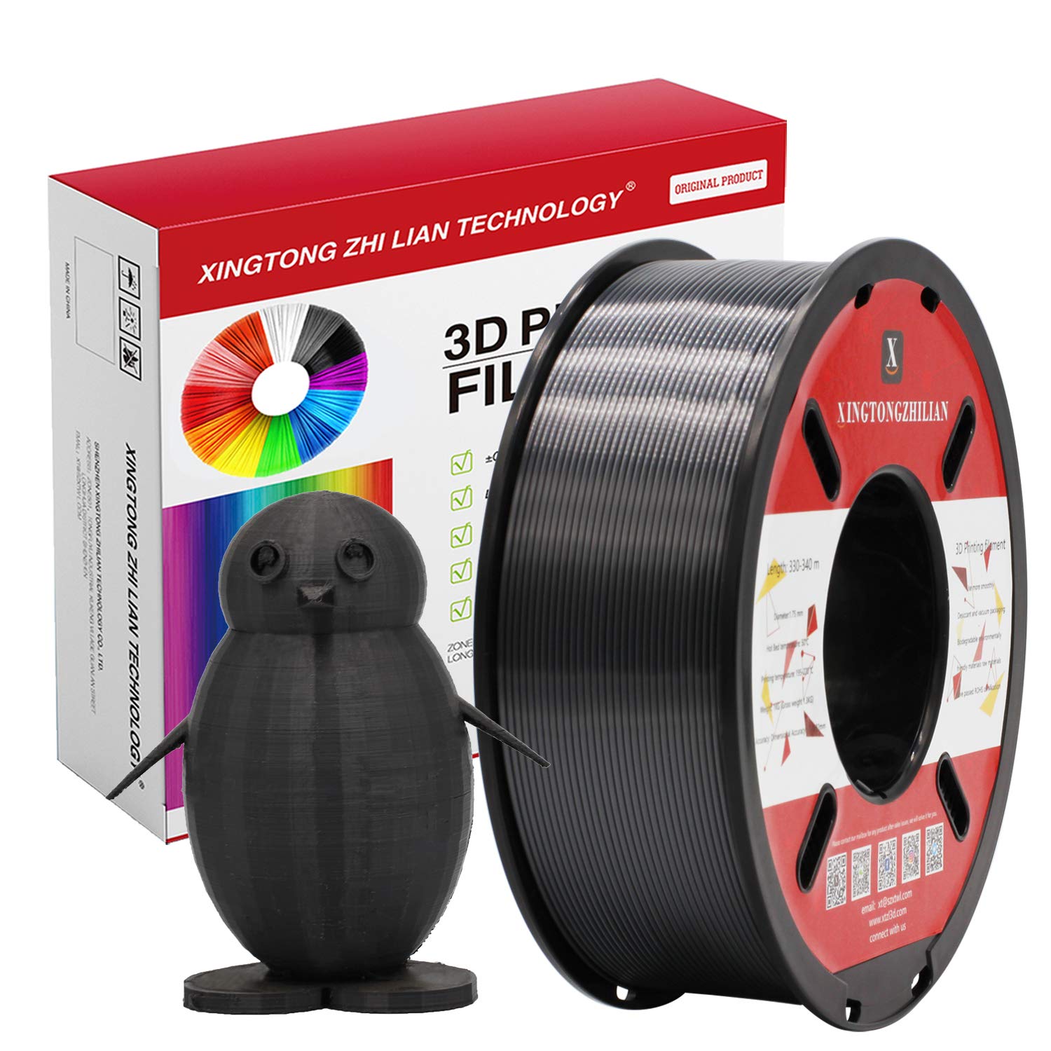 PLA 3D Printer Filament 1.75mm,PLA Filament,3D Printing Filament Material Dimens...