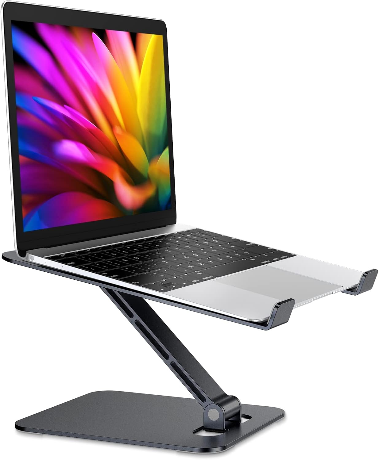 Foldable Laptop Stand, Height Adjustable Ergonomic Computer Stand for Desk, Alum...