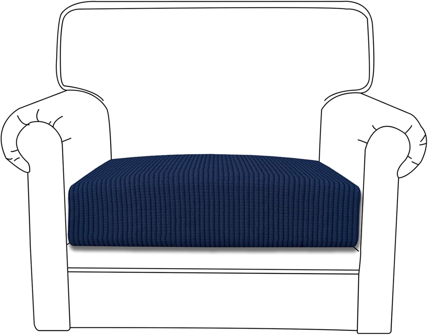 Easy-Going Stretch Chair Cushion Cover Sofa Cushion Furniture Protector Sofa Sea...