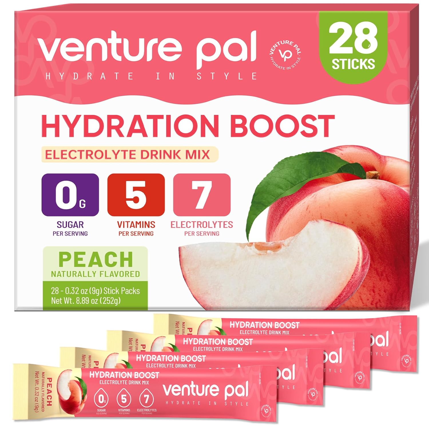 Venture Pal Electrolyte Powder, Special Sugar Free Electrolyte Drink Mix, Innova...