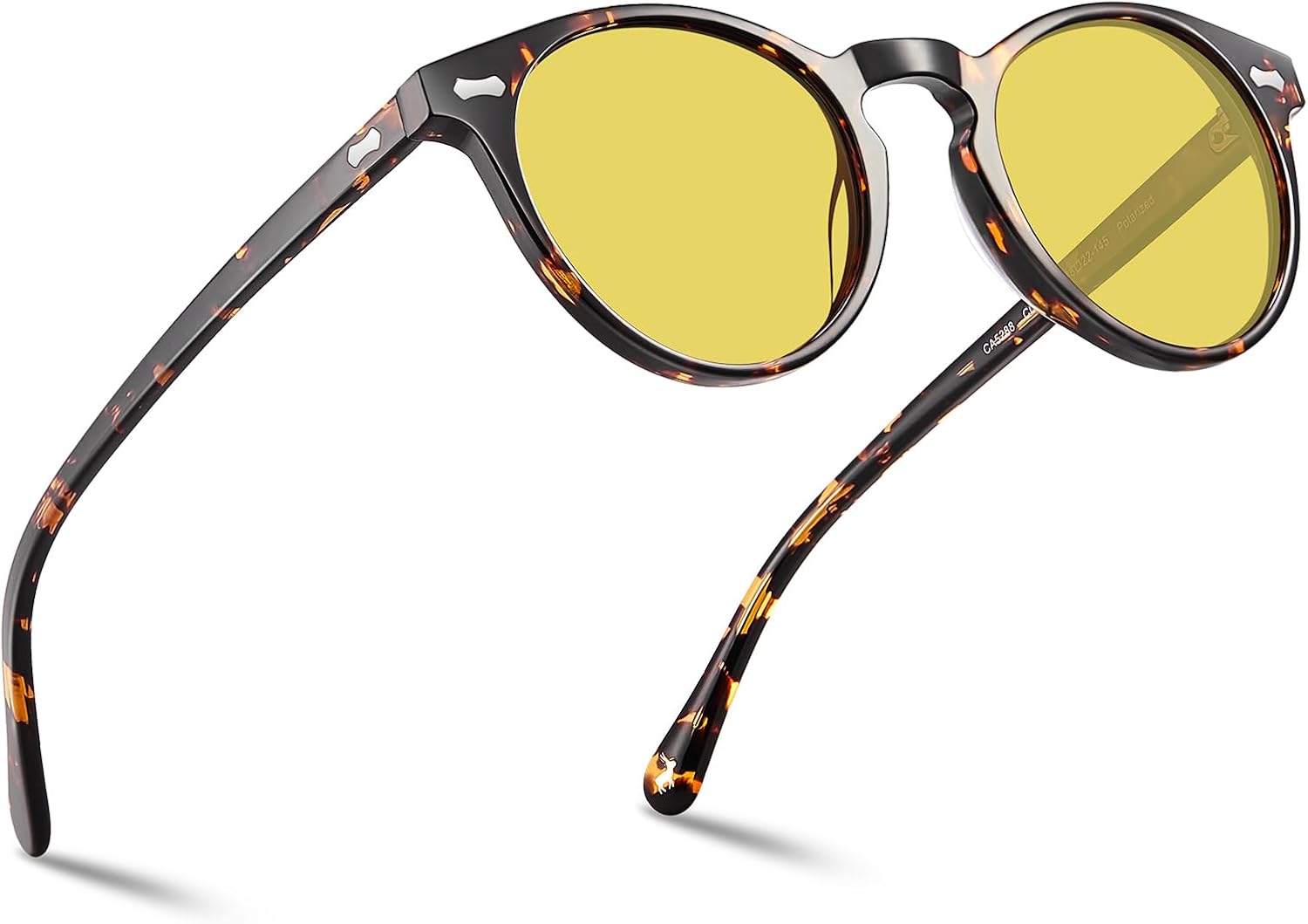 CARFIA Mens Sunglasses Polarised Vintage Eyewear UV400 Protection for Driving Tr...