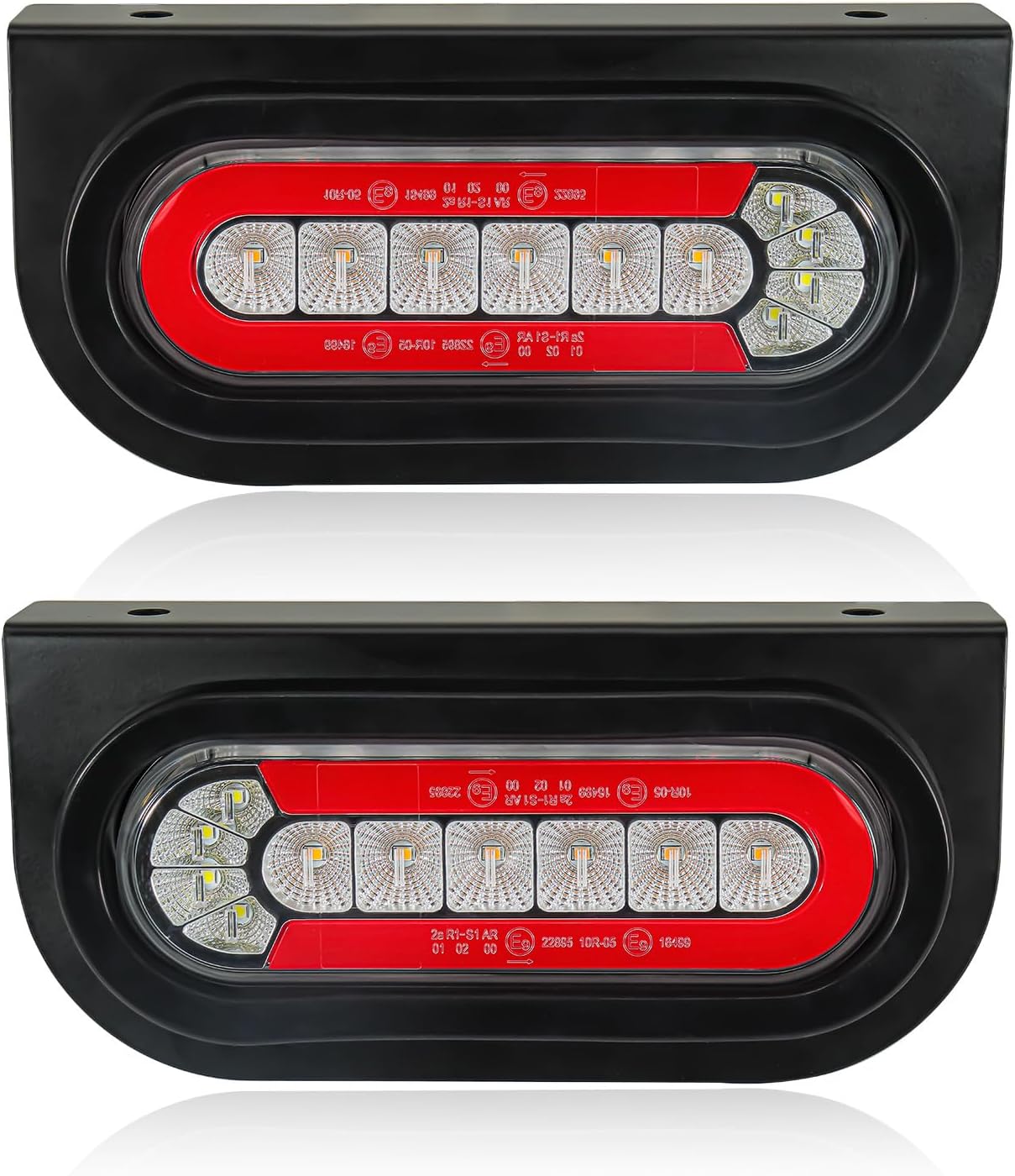 Agrieyes Trailer Lights with Bracket, Oval LED Trailer Lights with Sequential Tu...