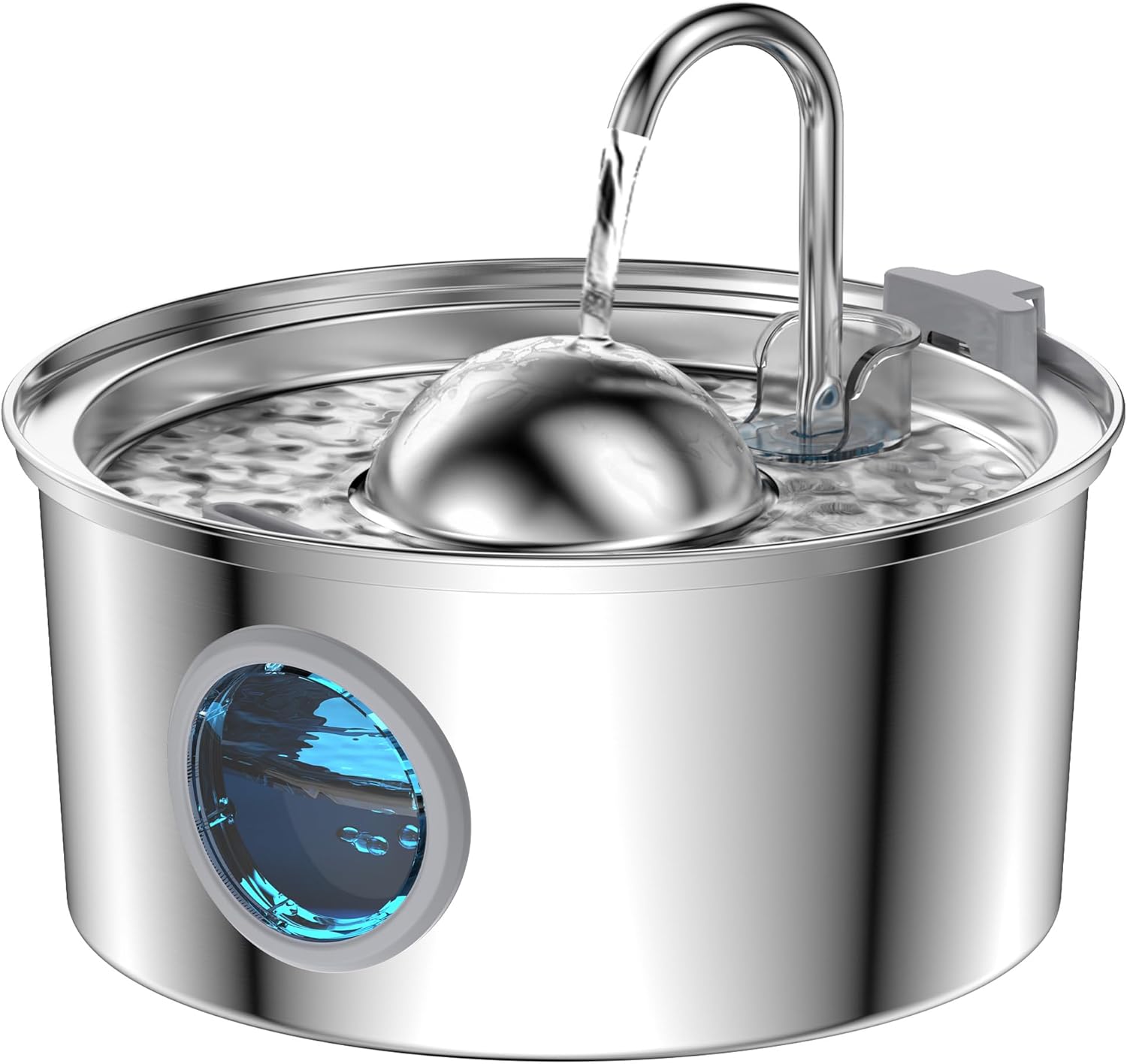 Cat Water Fountain for Drinking - 3.2L Stainless Steel Cat Fountain - Cat Water...