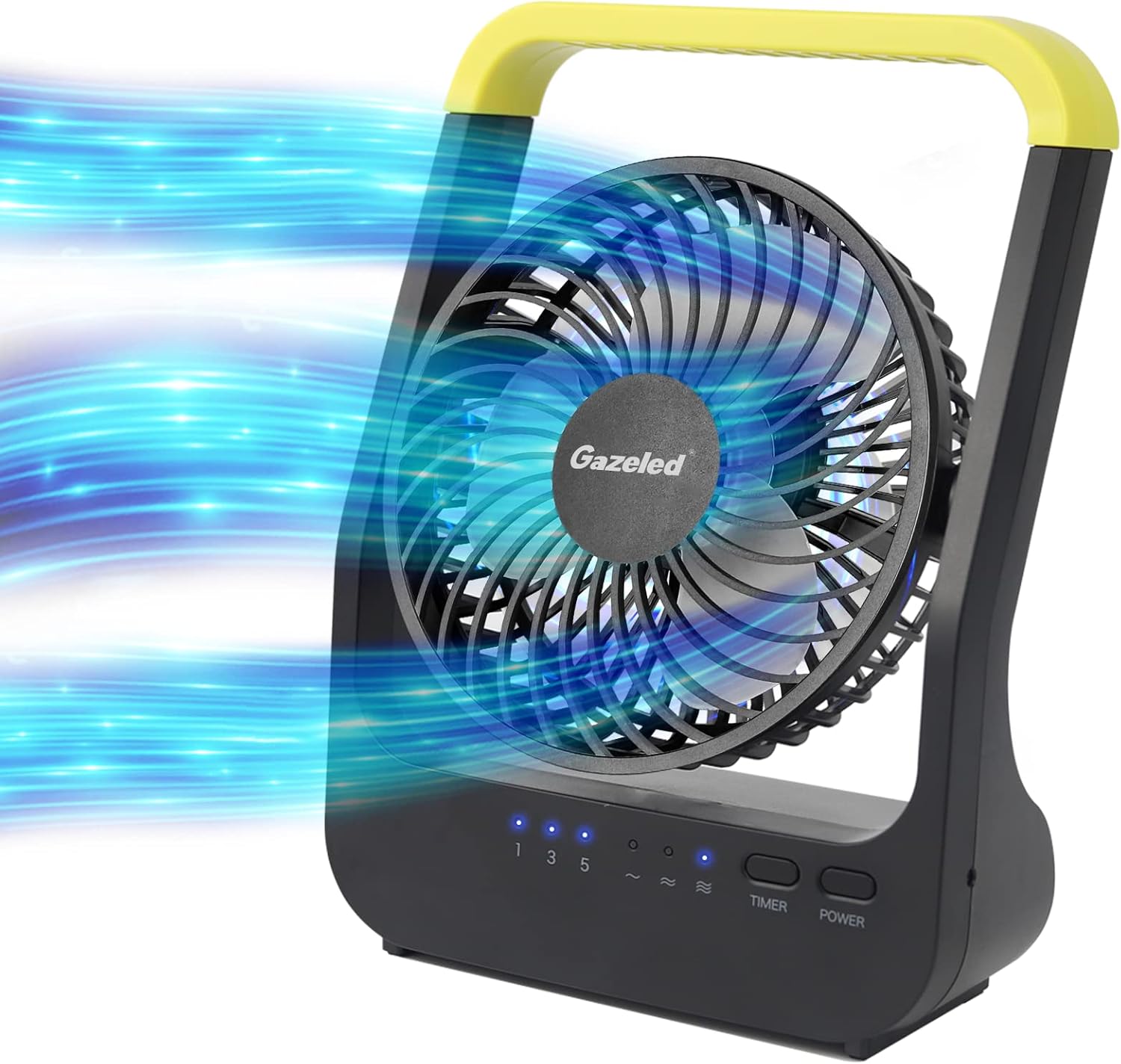 Gazeled Battery Powered Fan, Super Long Lasting Battery Powered Fans for Camping...