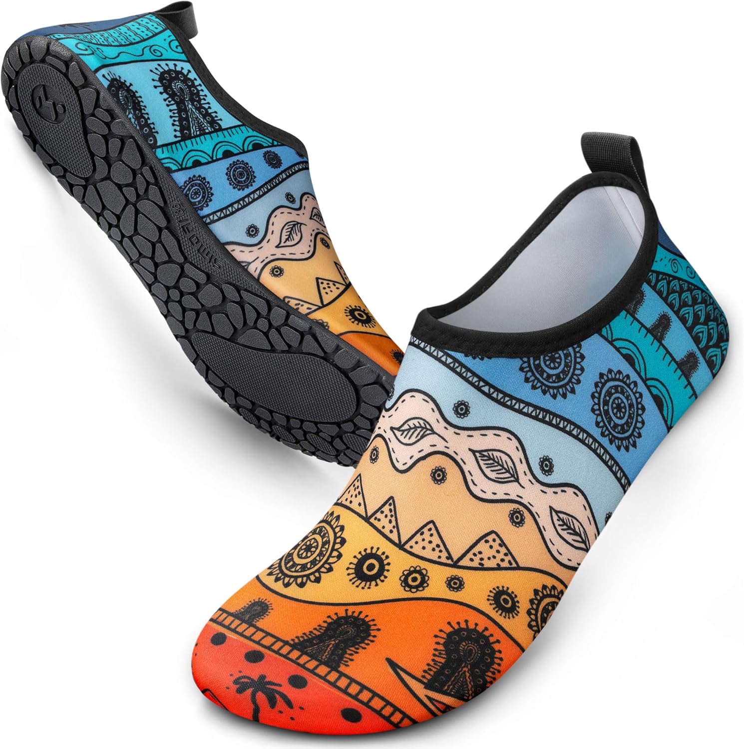 SIMARI Water Shoes for Women Men Aqua Socks Swim S...