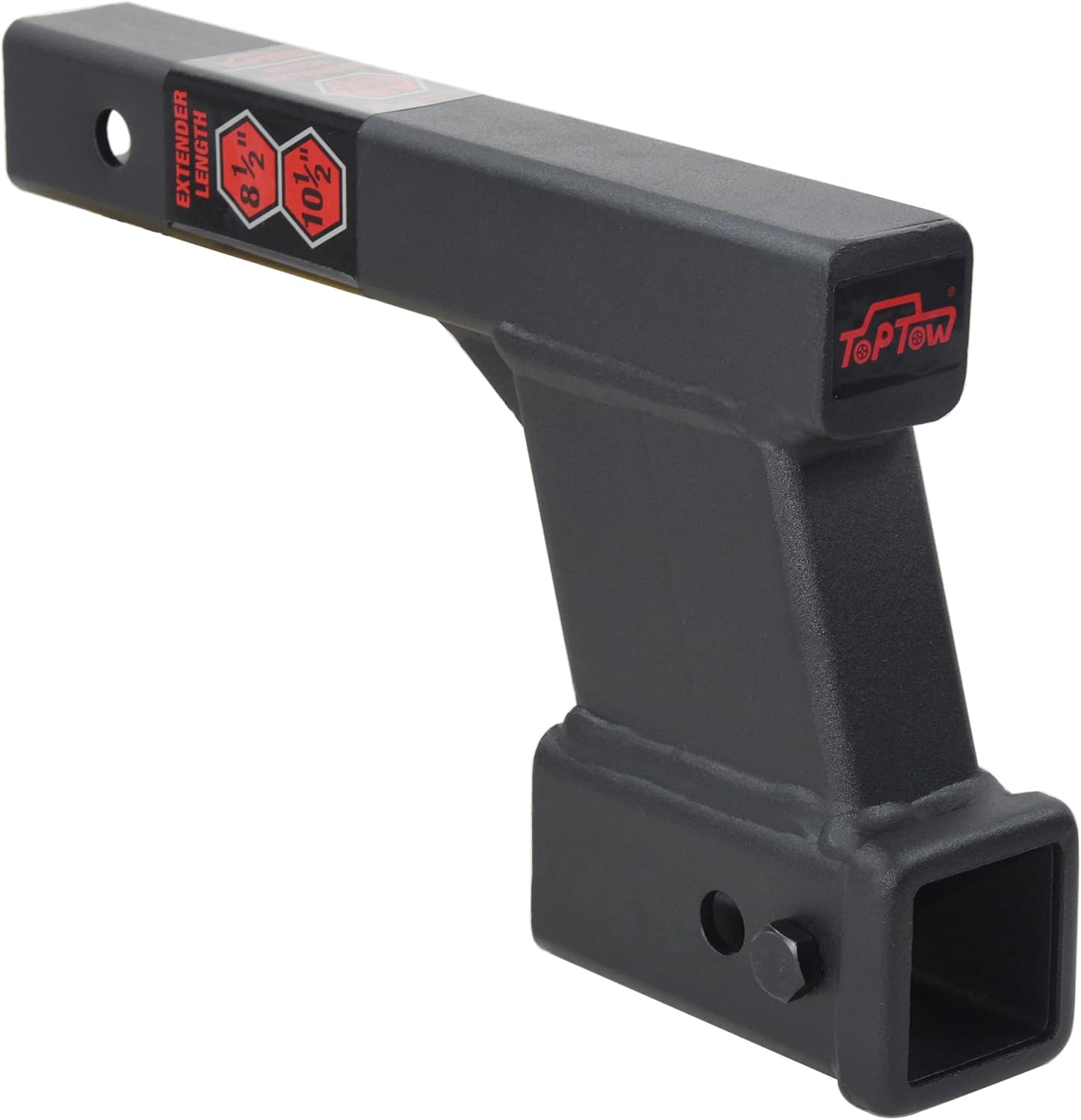 TOPTOW Trailer Receiver Hitch Extender Adapter 6" Drop/Riser, 8" and 10" Extensi...