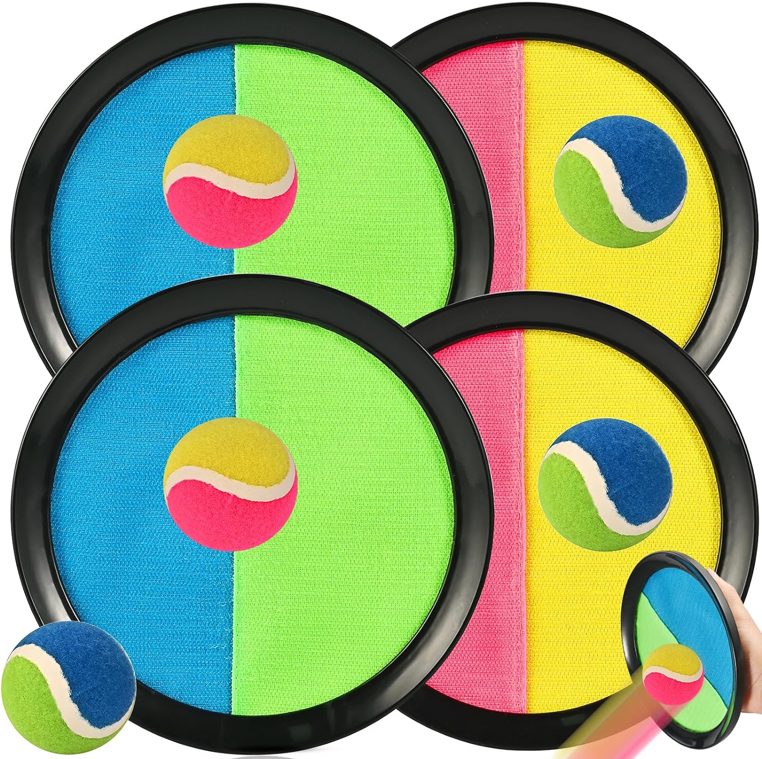 GOLDGE Toss and Catch Beach Toys for Kids 5 6 7 8+ Years, Beach Ball Games, Outd...