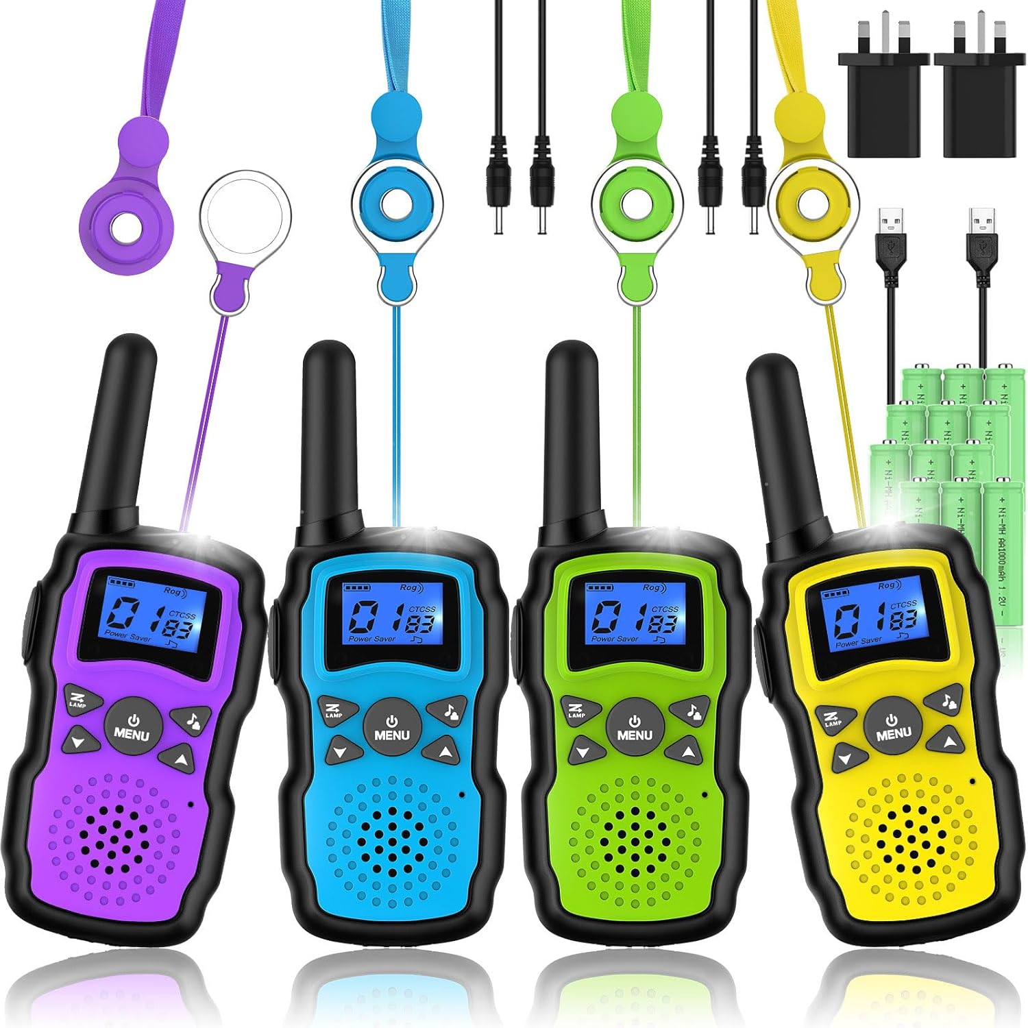 Wishouse Walkie Talkies for Kids Adults Rechargeable, Toys for 3 4 5 6 7 8 Year...