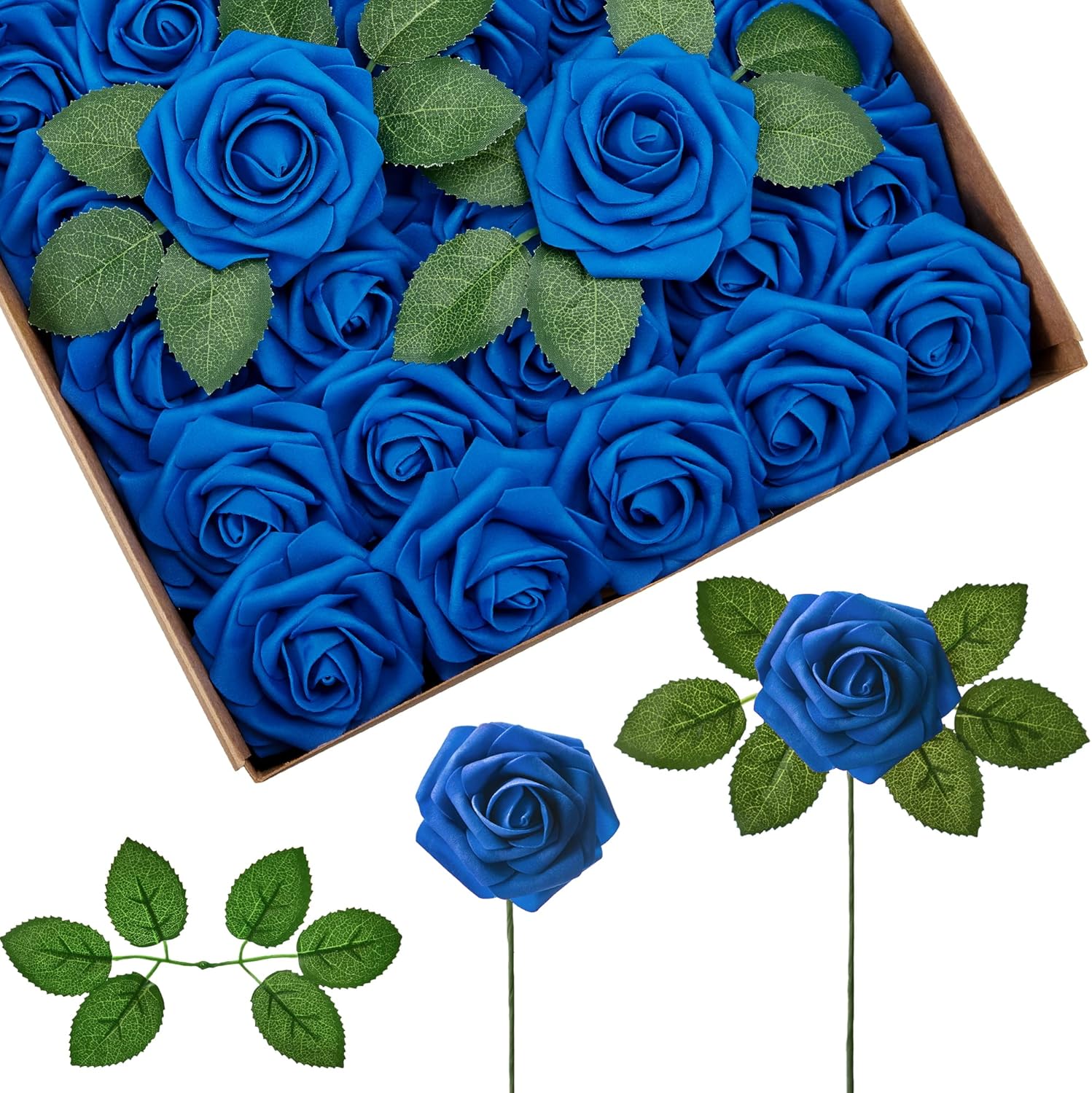 InnoGear Artificial Roses, Special Foam Flowers for Decoration, Innovative Fake...
