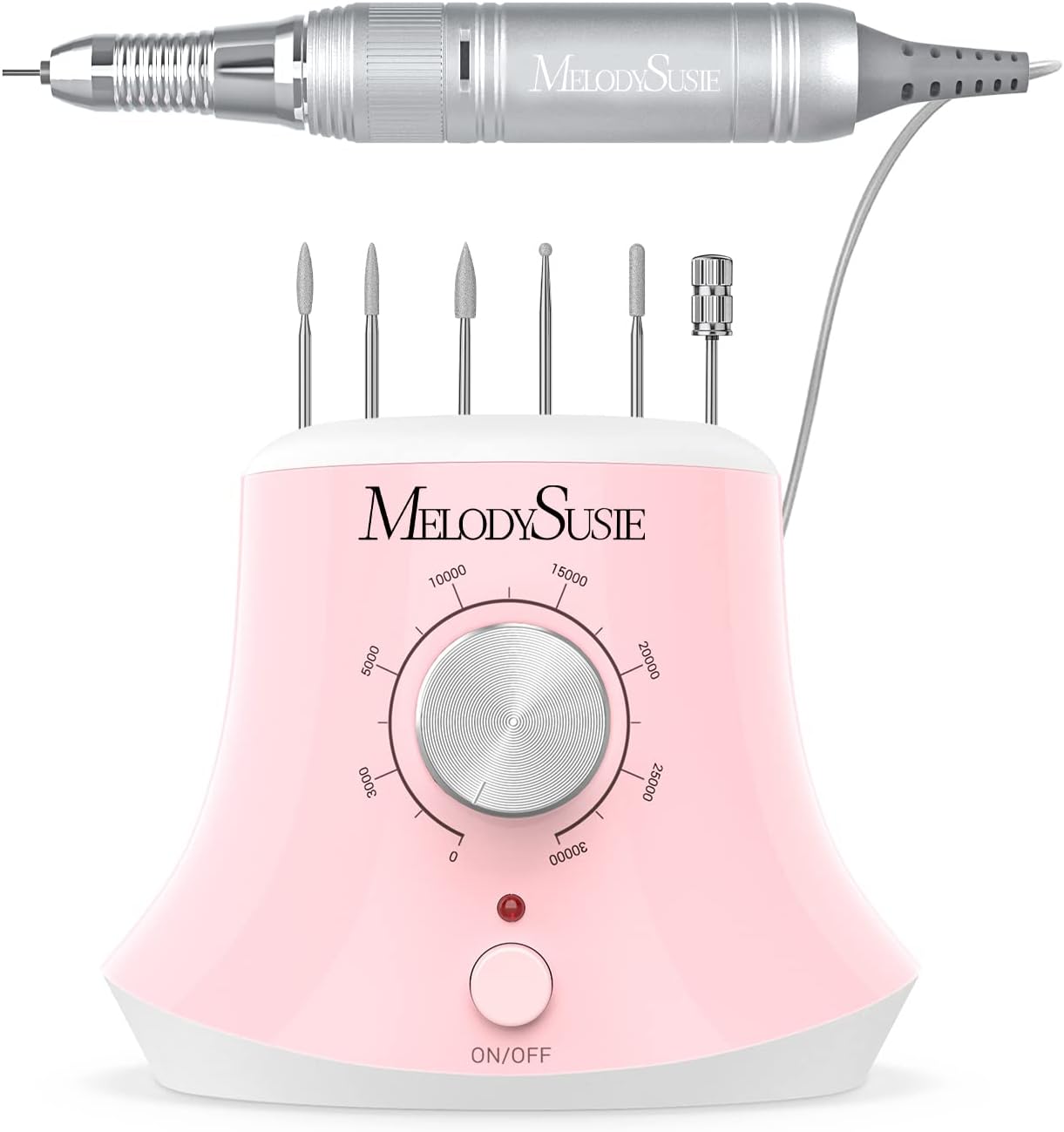 MELODYSUSIE Scarlet Nail Drill 30000RPM, Professional Low Noise, Low Vibration,...