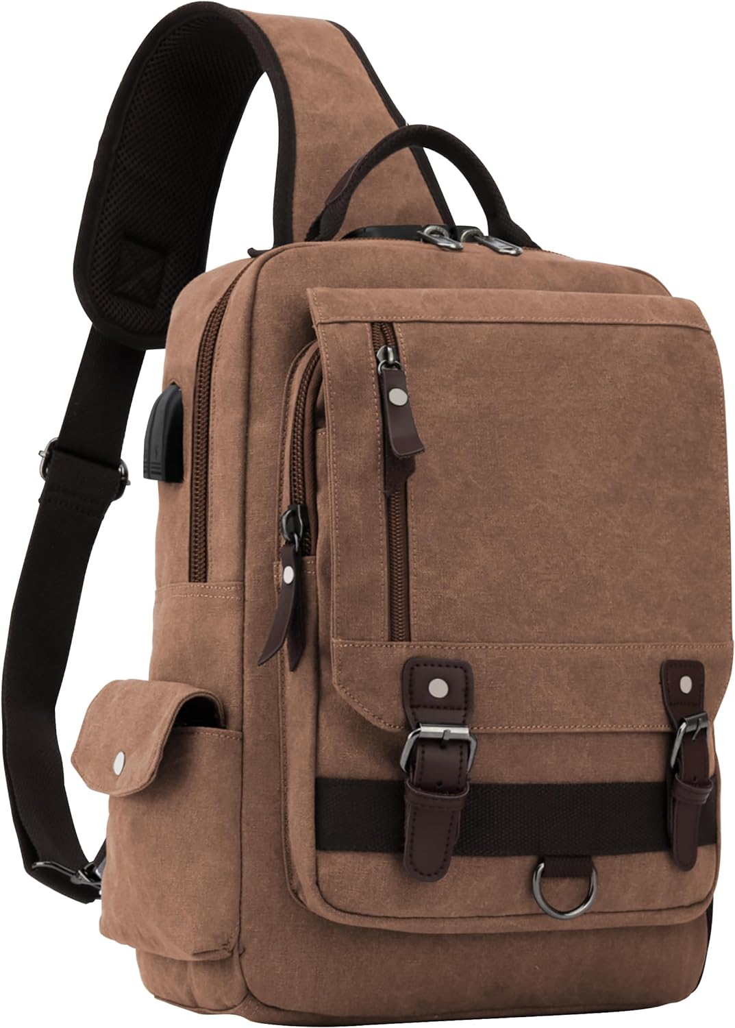 Leaper Retro Crossbody Bag, High-Quality Sling Bag Canvas, Special Messenger Bag...