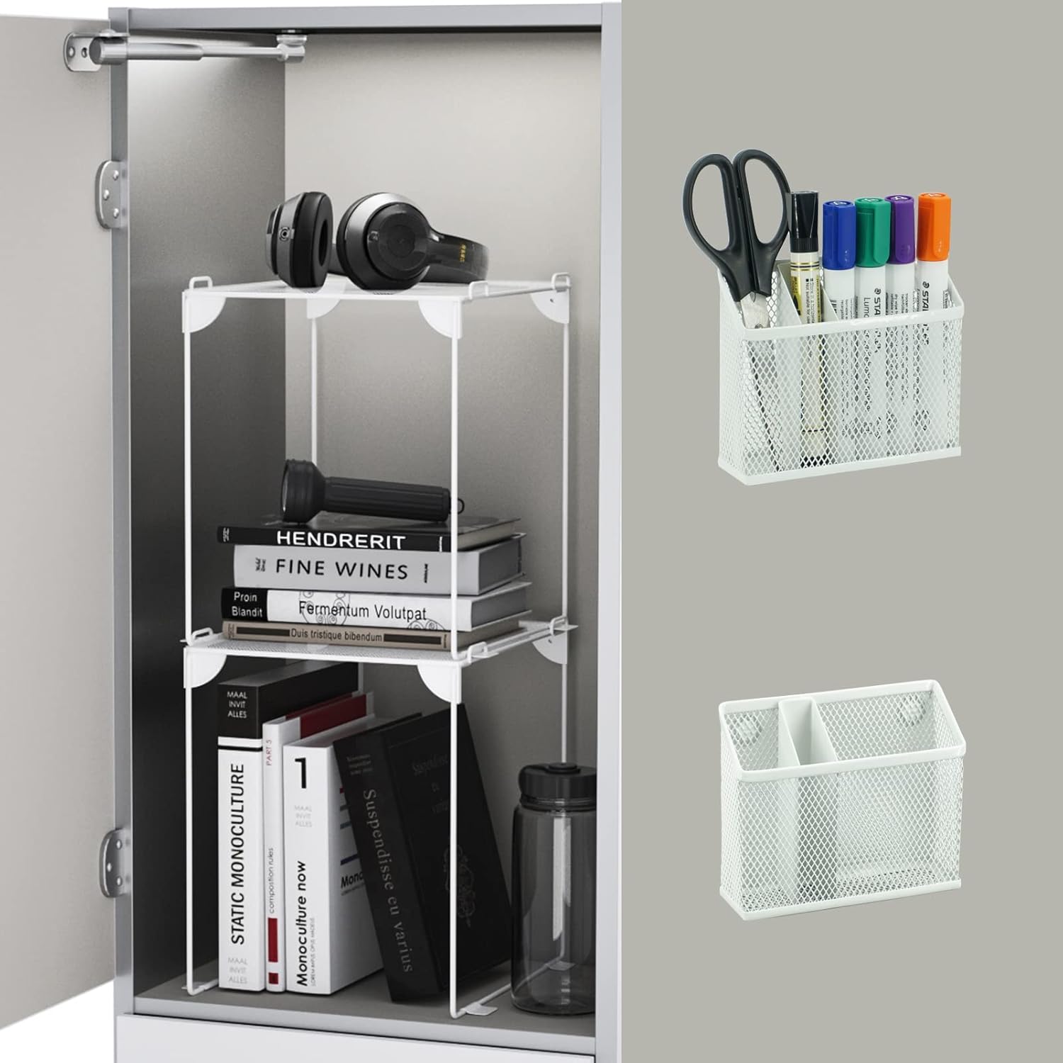 Neudeoc Locker Organizer, Special Locker Accessories Kit, Innovative Mesh Locker...