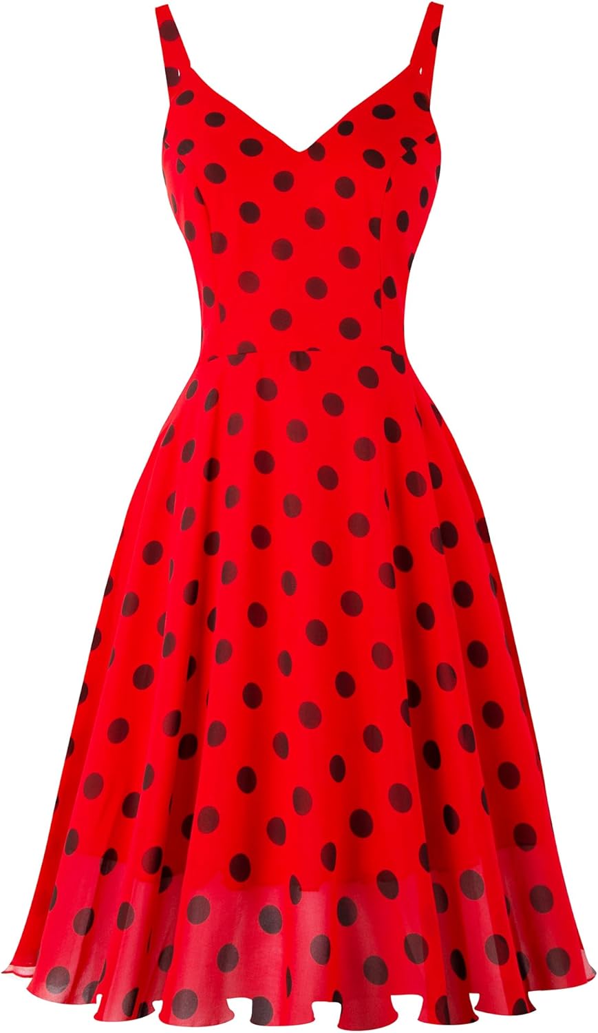 Ellames Women's Summer Dress, Unique 2024 Dress with Spaghetti Strap, Innovative...