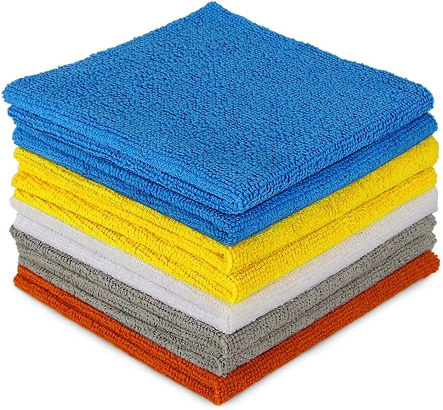AIDEA Microfiber Cleaning Cloths-8PK, Cleaning Clo...