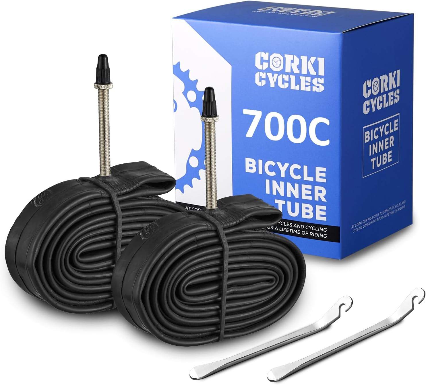 Corki Cycles Road Bike Tubes 700 x 23c 24c 25c 28c...