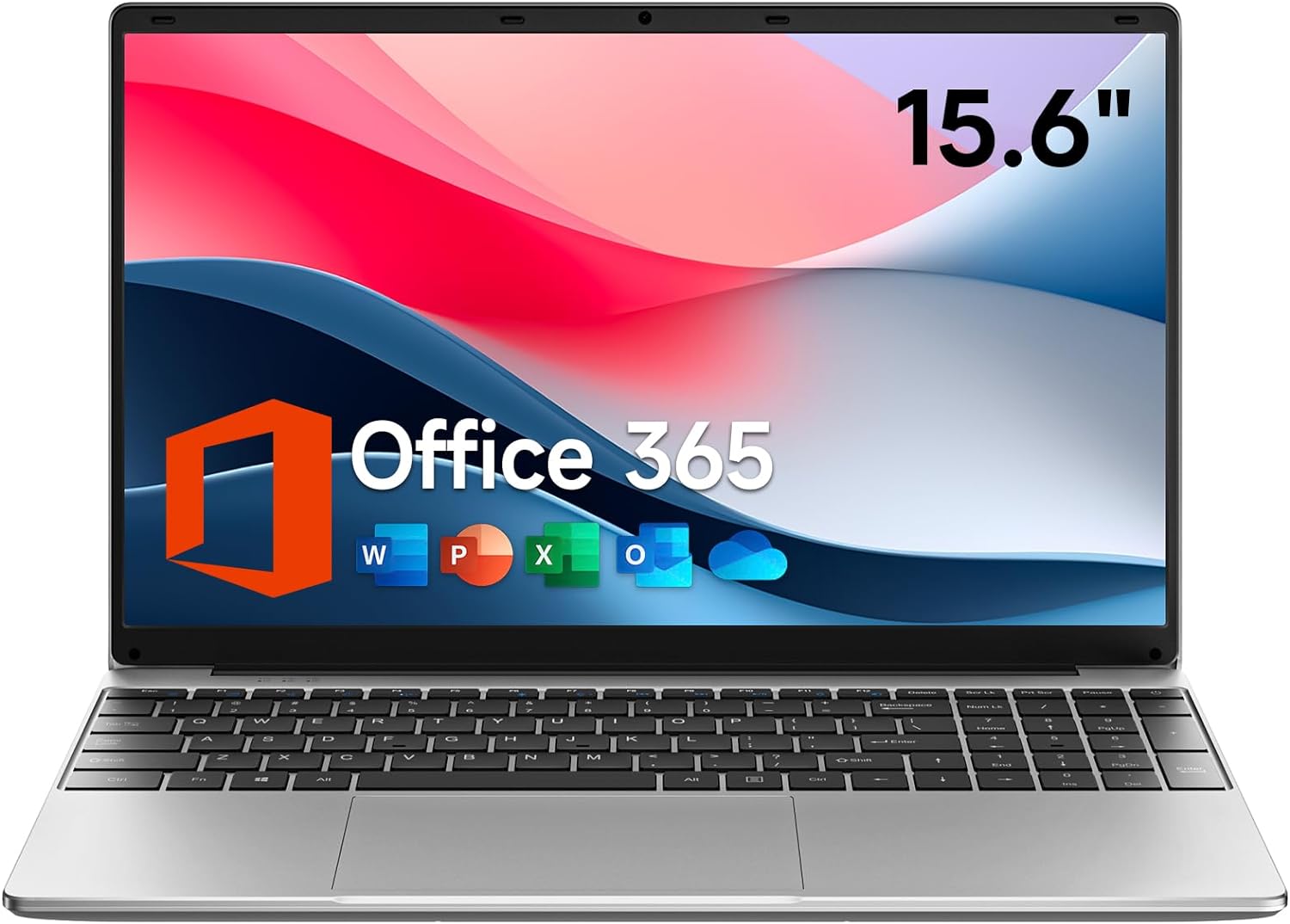 jumper Laptop, 4GB DDR4 RAM 128GB SSD, Office 365 1-Year Subscription, 5205U Pro...