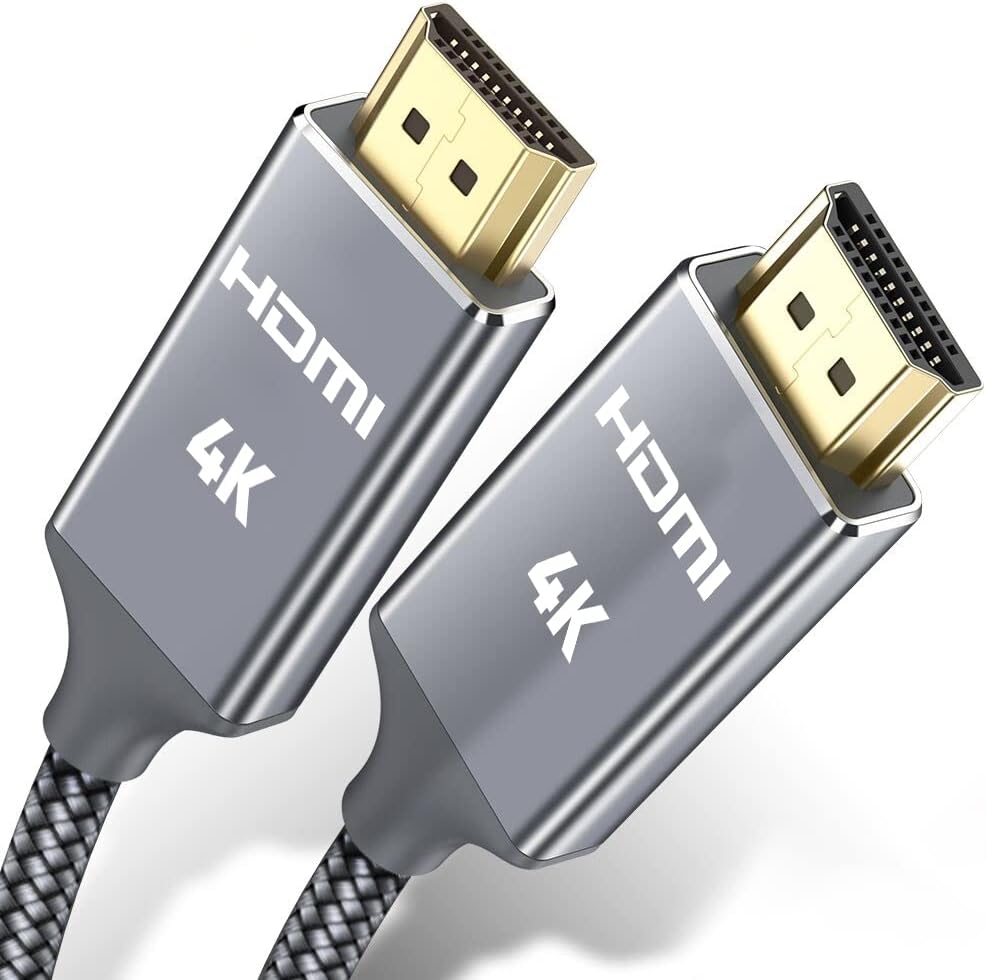 Snowkids 4K HDMI Cable 1M HDMI Lead 4K HDMI Cable 4K@60Hz Compatible 3D Support,...