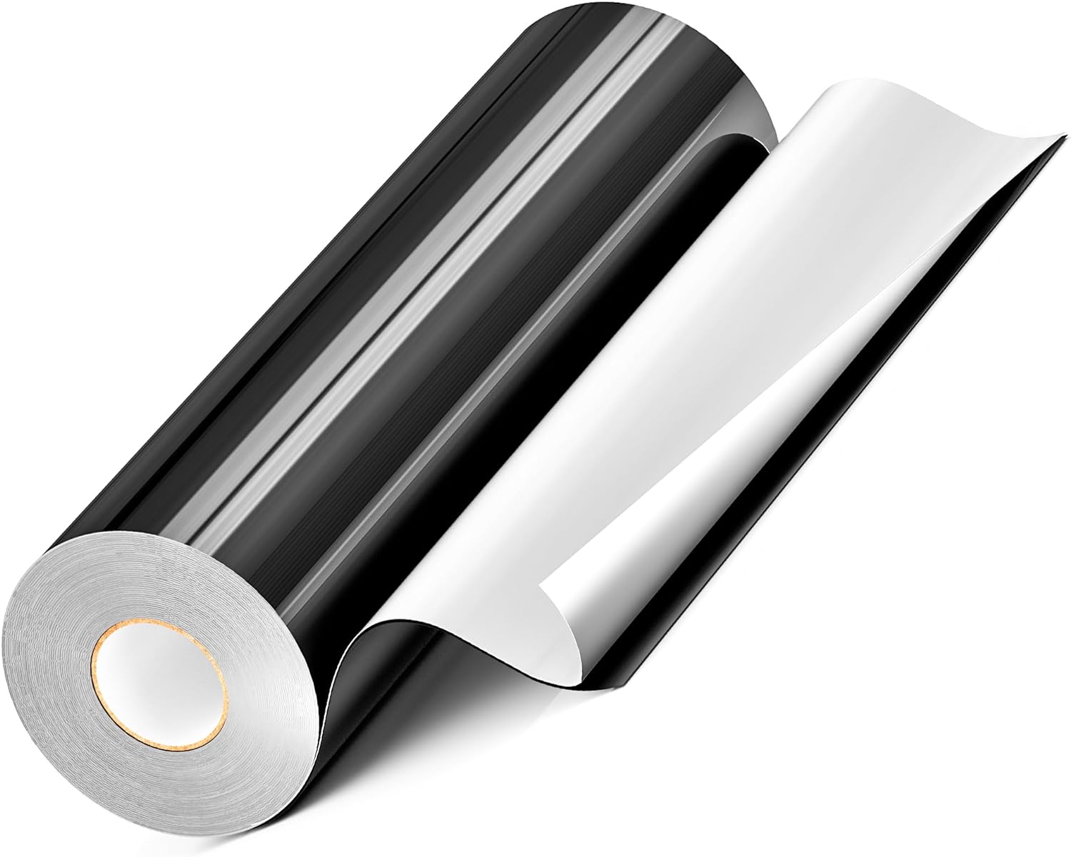 EPRCUT Black Permanent Vinyl, Special 12" x 50 FT Self Adhesive Vinyl, Unique Gl...