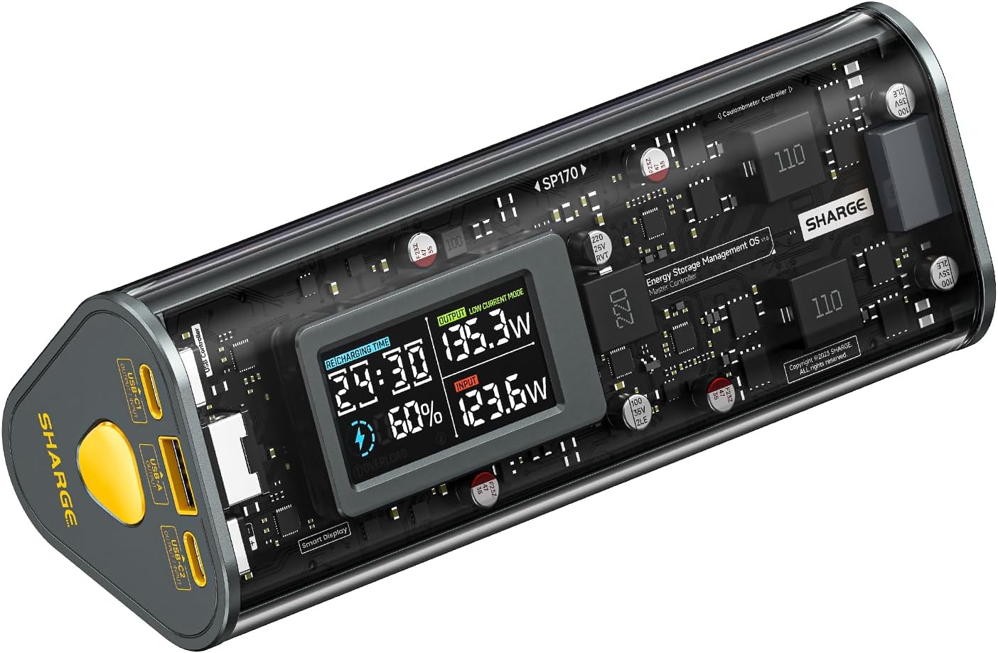 SHARGEEK 170 Power Bank, 170W Total Output 24,000m...