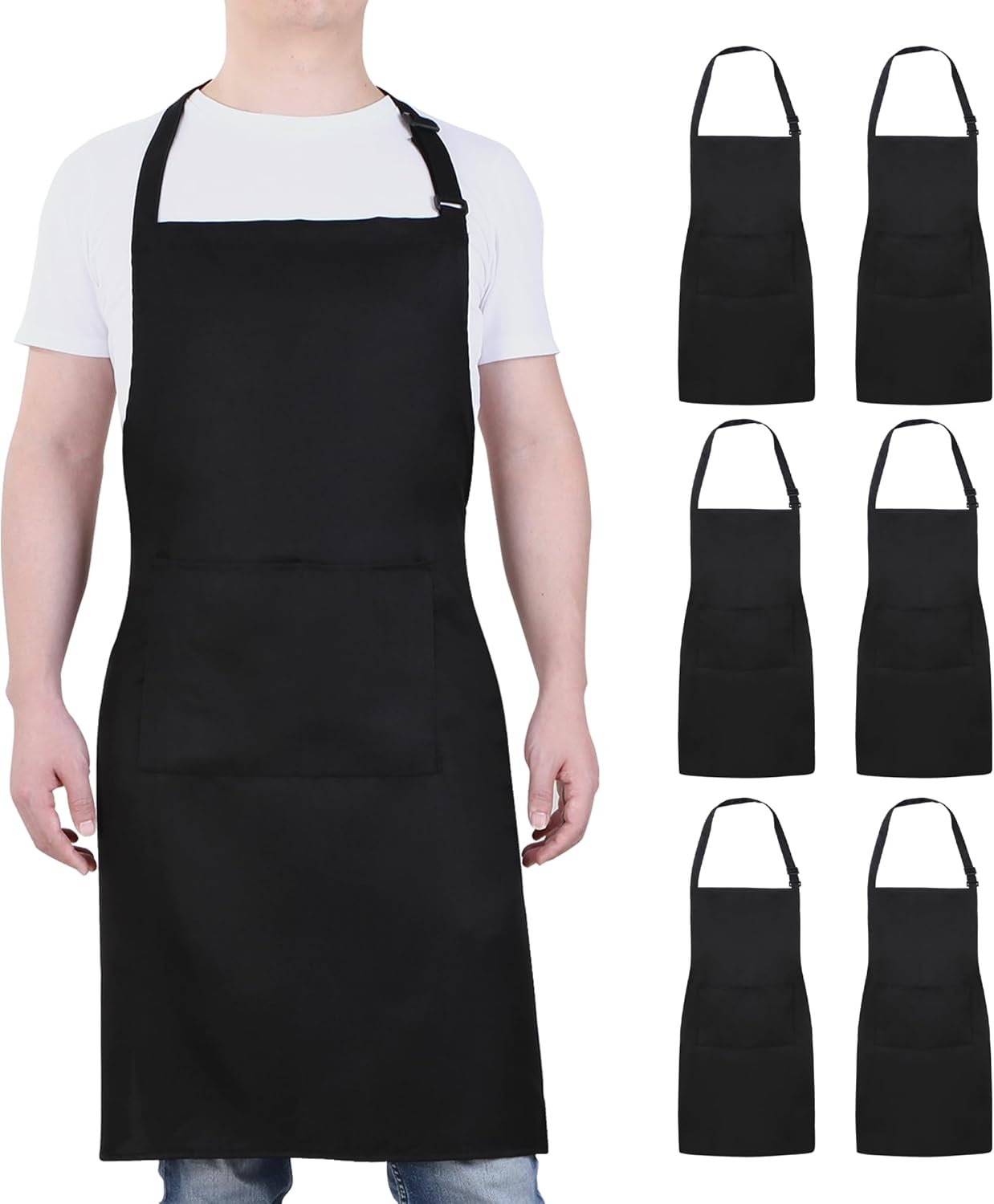 Will Well Chef Apron for Men Professional - Cooking Aprons for Women With Pocket...