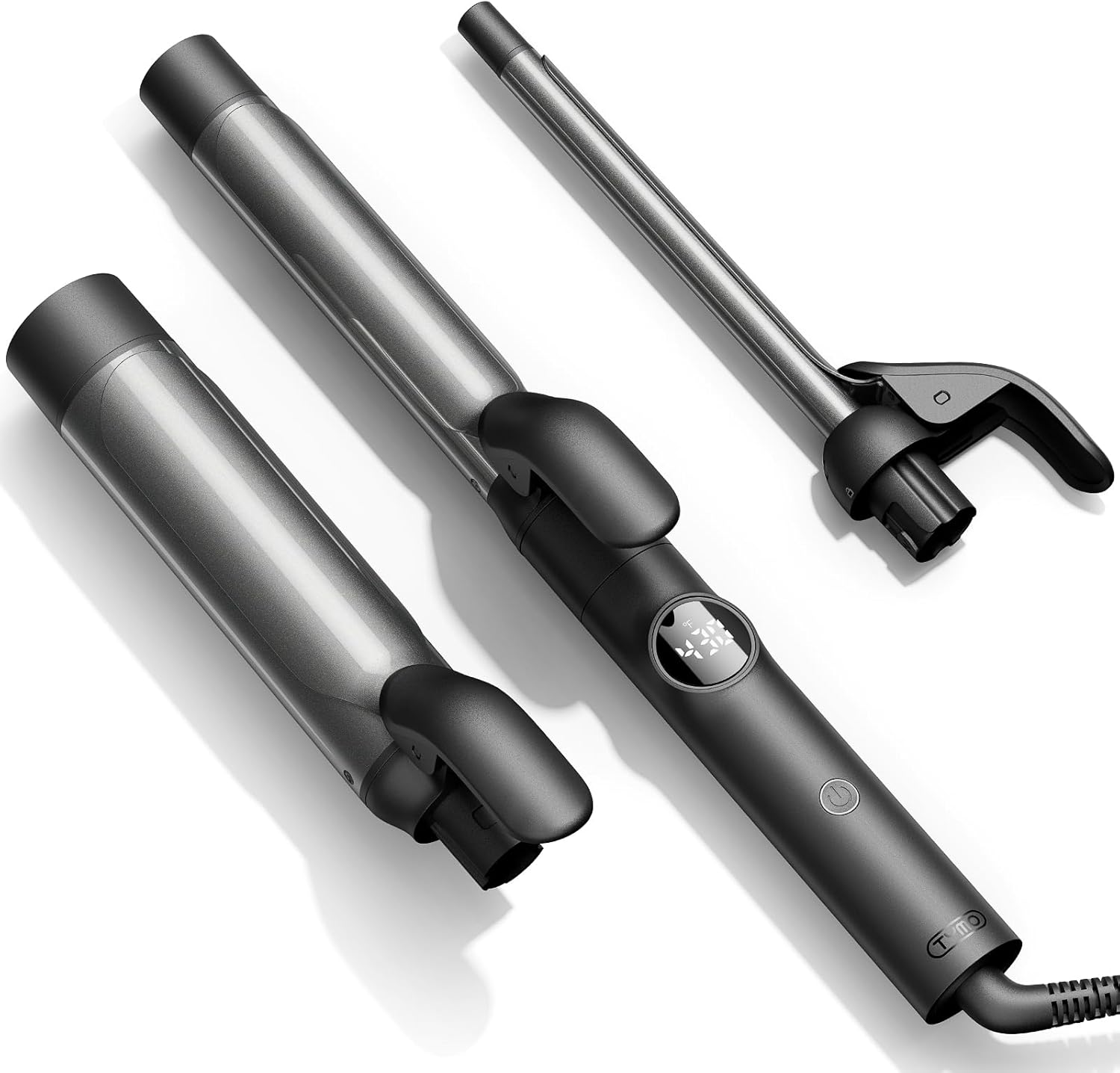 TYMO Curling Iron Set - 3 in 1 Ceramic Hair Curler 1/2, 1, 1 1/2 Inch, Professio...