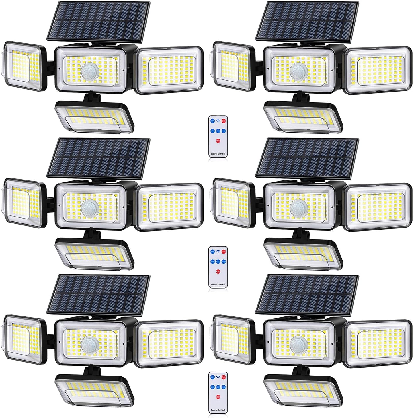 Mokot Outdoor Lights, High-Quality Solar Outdoor Lights with 288LED IP65 Waterpr...