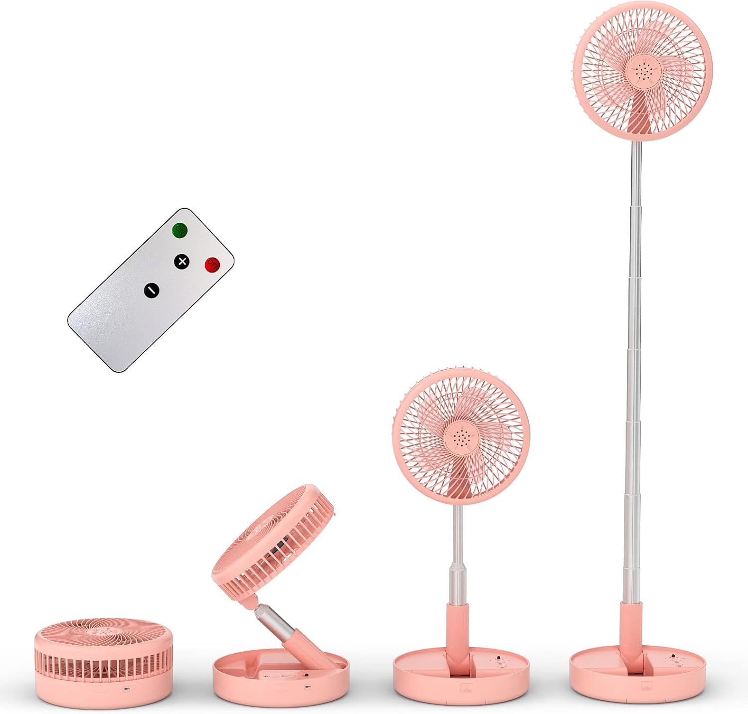 Primevolve Battery Operated Fan,Portable Rechargeable USB Floor Table Desk Fan w...
