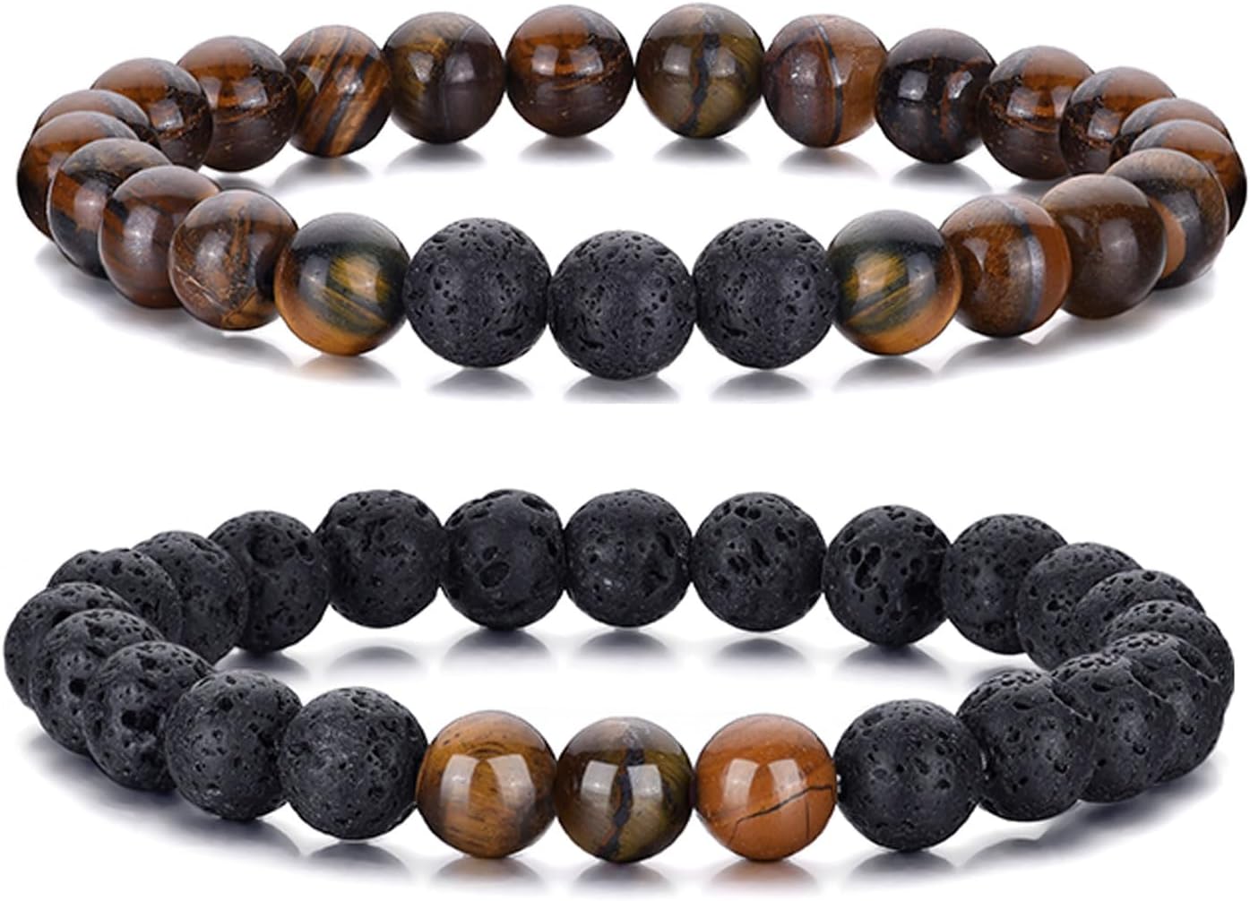 RANKEEF Tiger Eye Bracelet, Special Natural Stone Beads Bracelet Set, Innovative...