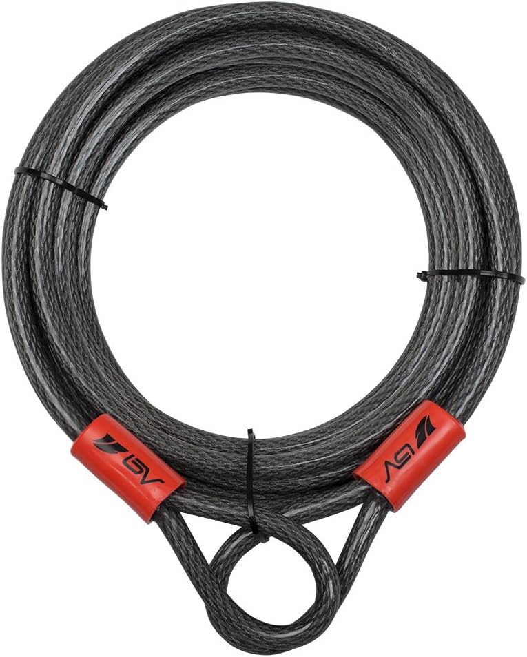 BV Heavy-Duty Security Cable Lock, Special 30FT Lock for Versatile Use, Innovati...