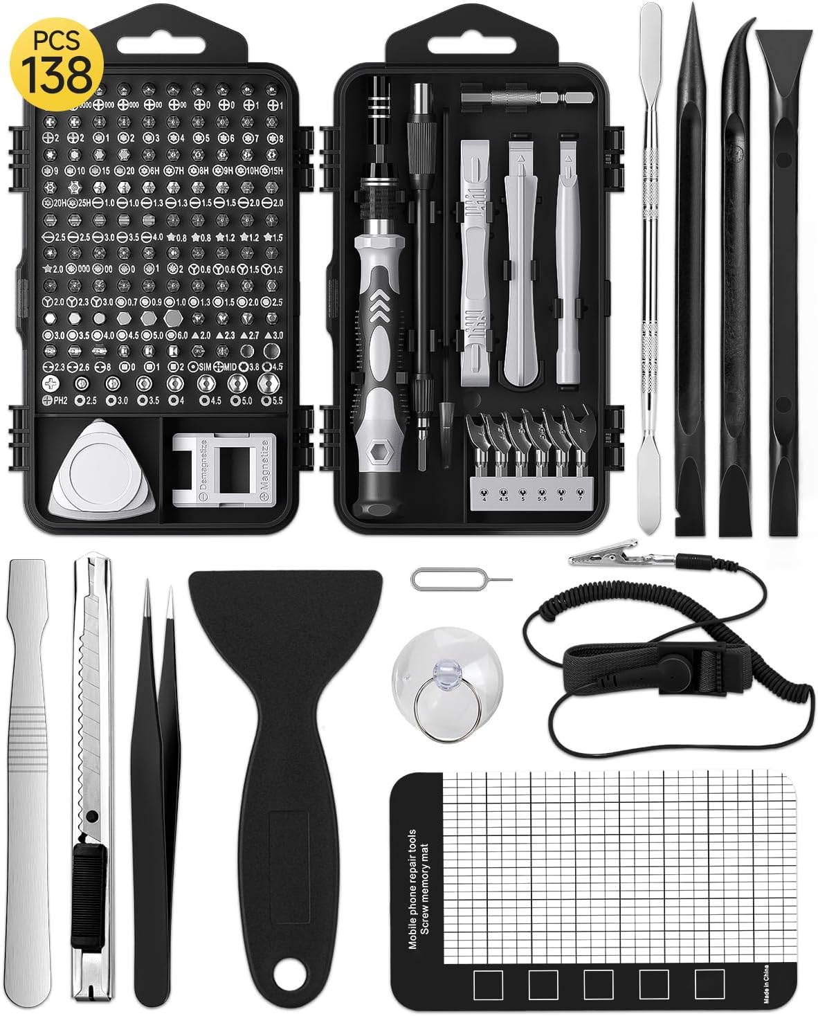 Eventronic 138 in 1 Precision Screwdriver Set, Special Mini Magnetic Screwdriver...