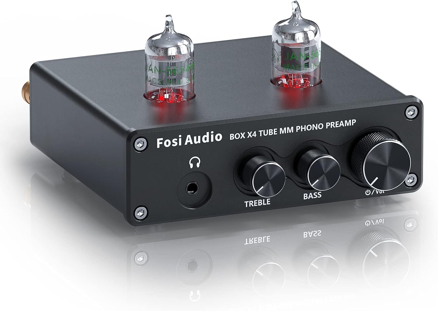 Fosi Audio BOX X4 Phono Preamp Headphone Amplifier/Preamplifier Hi-Fi Pre Amp wi...