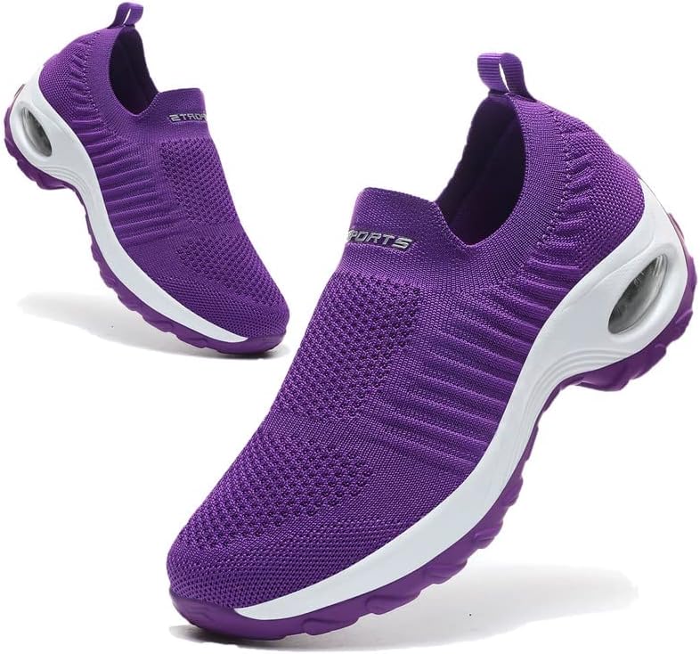 Slip On Trainers Womens Orthopedic Walking Shoes B...