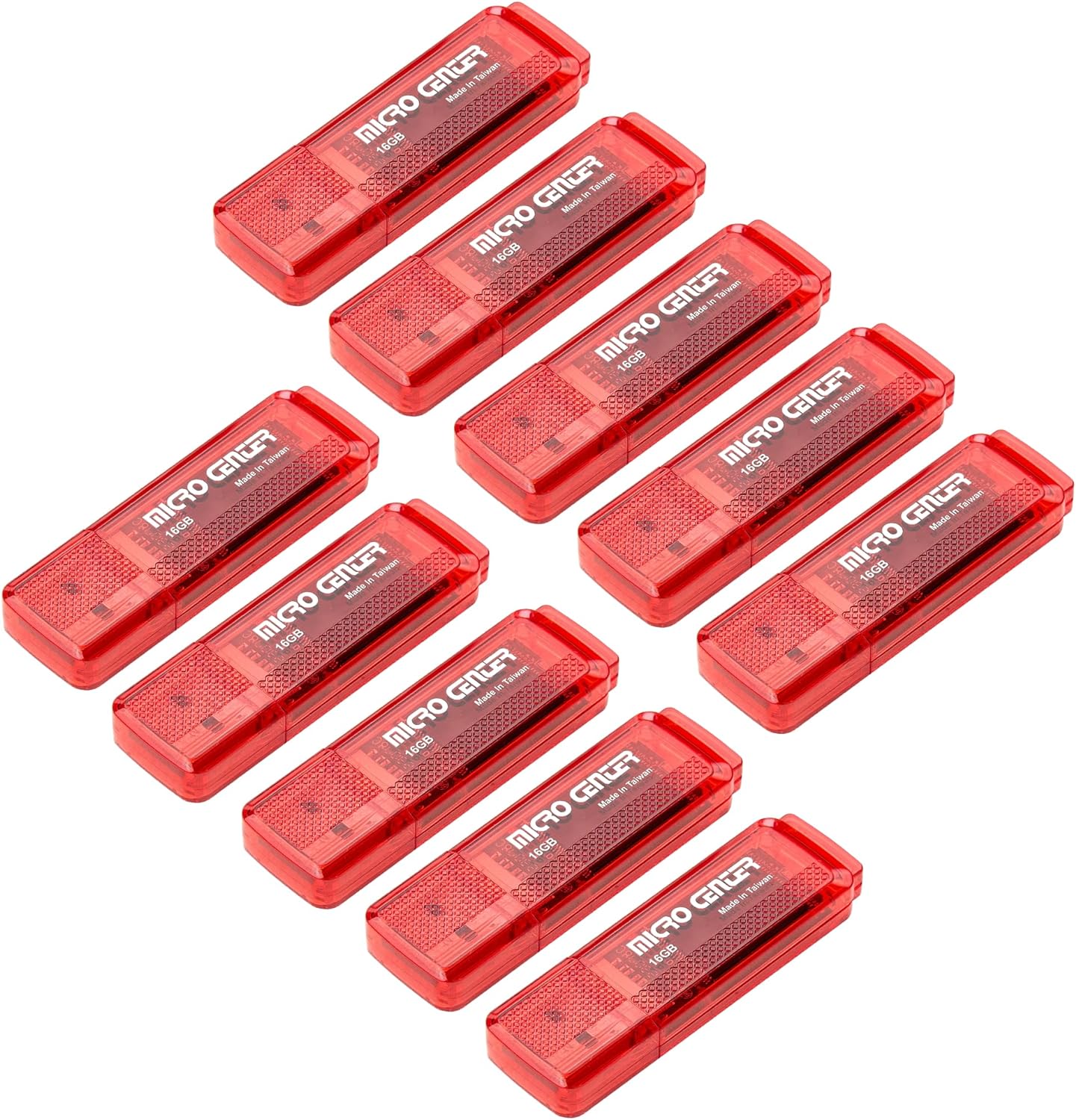 INLAND Micro Center SuperSpeed USB Drives, Special 10 Pack 16GB USB 3.0 Flash Dr...