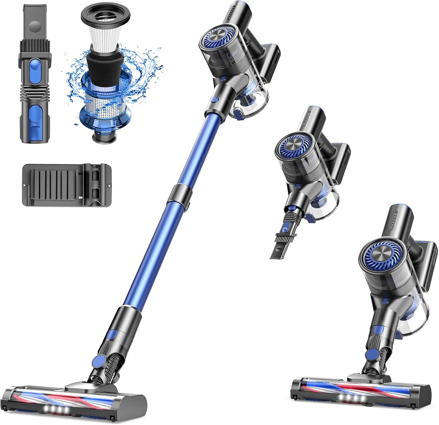 Cordless Vacuum Cleaner, Cordless Vacuum with 8000...