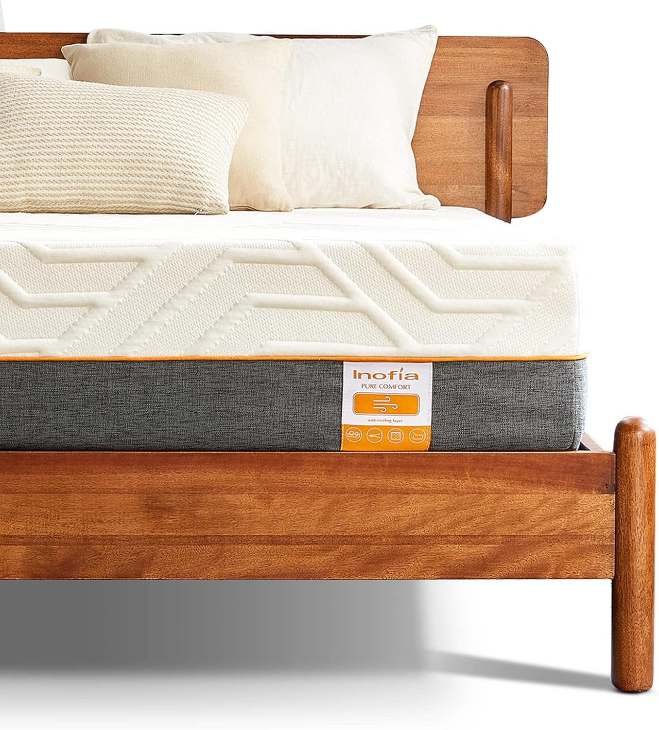 Inofia Double Memory Foam Mattress, Special Gel Memory Foam Mattress in a Box, H...