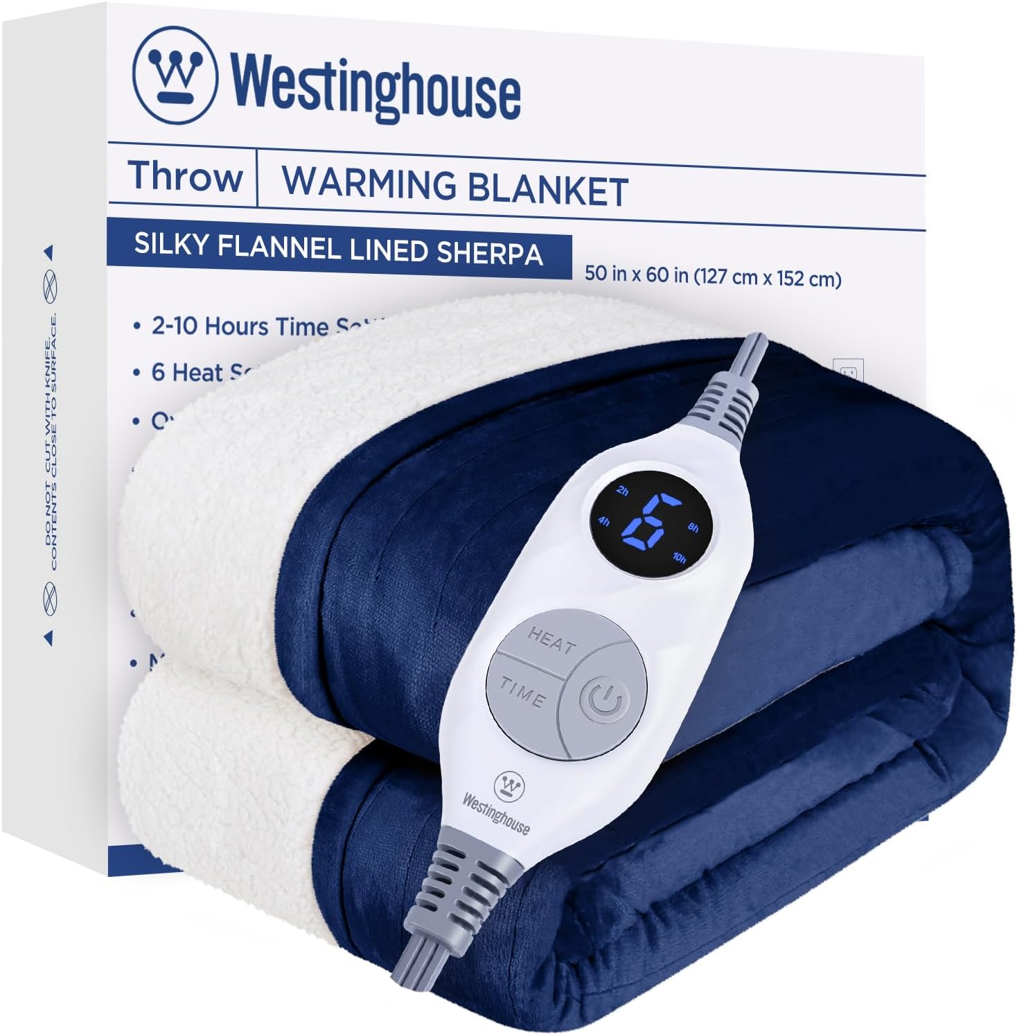 Westinghouse Electric Blanket, Special Heated Throw for Comfort, Innovative Elec...