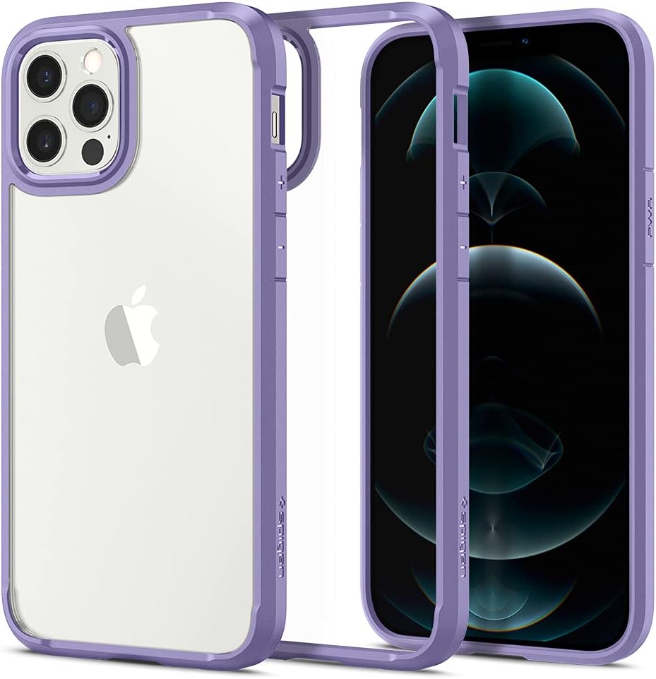 Spigen Ultra Hybrid Case Compatible with iPhone 12/12 Pro - Iris Purple