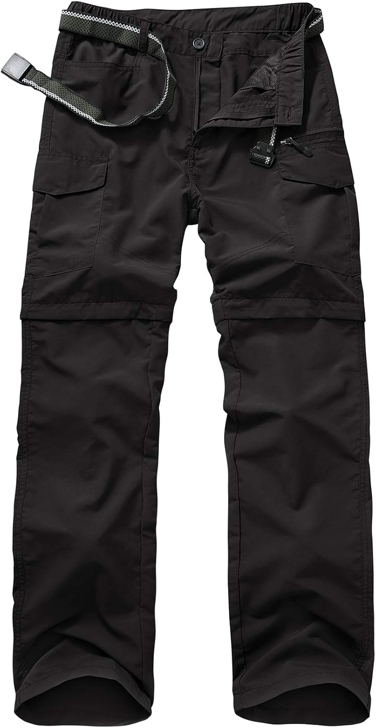 Mens Hiking Pants Quick Dry Lightweight Fishing Pa...