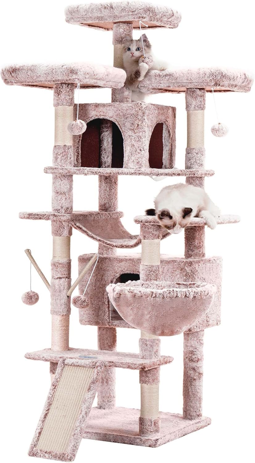 Hey-brother Cat Tree, Premium Cat Tower for Indoor Cats, 71 inches XL Large Cat...
