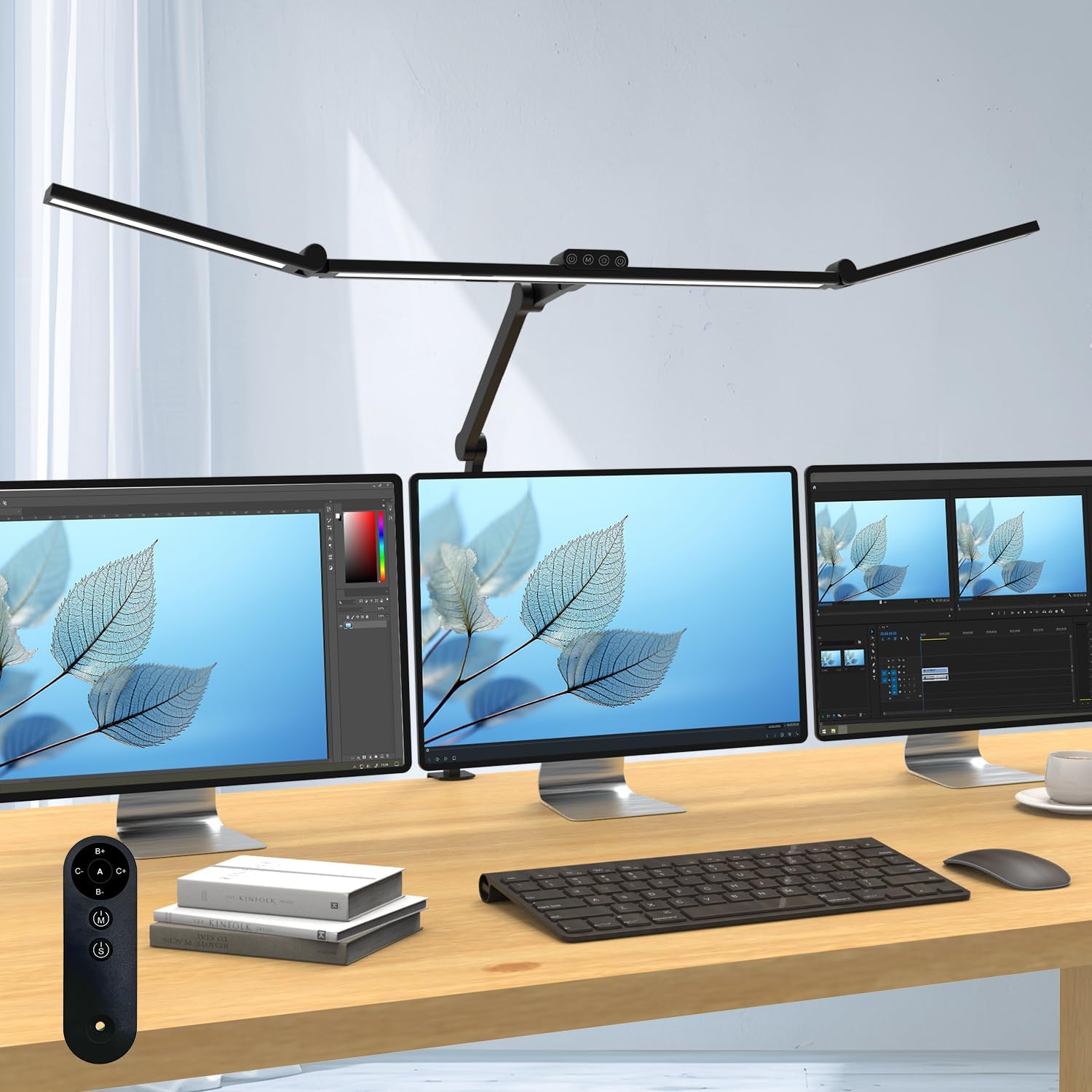 Micomlan 36W Bright LED Desk Lamp, Special Desk Lamp with Clamp, Innovative 47 I...