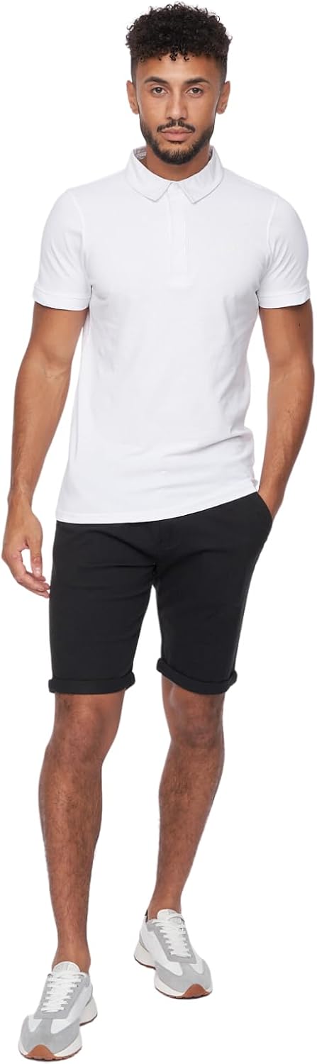 Crosshatch Mens Slim Fit Chino Shorts,Comfort Cotton Summer Shorts, Men's Shorts...
