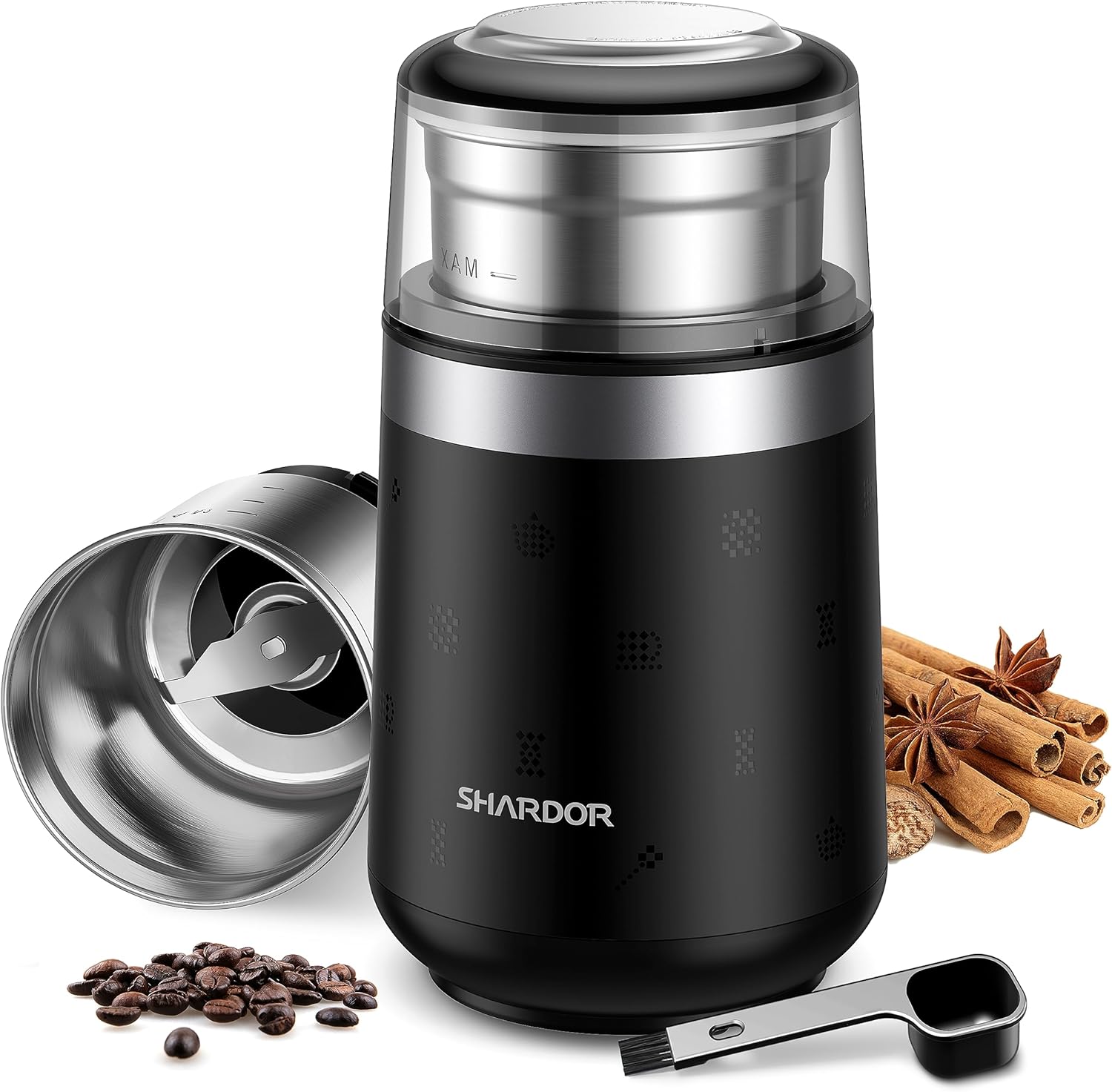 SHARDOR Super Silent Coffee Grinder Electric, Herb Grinder, Spice Grinder, Coffe...