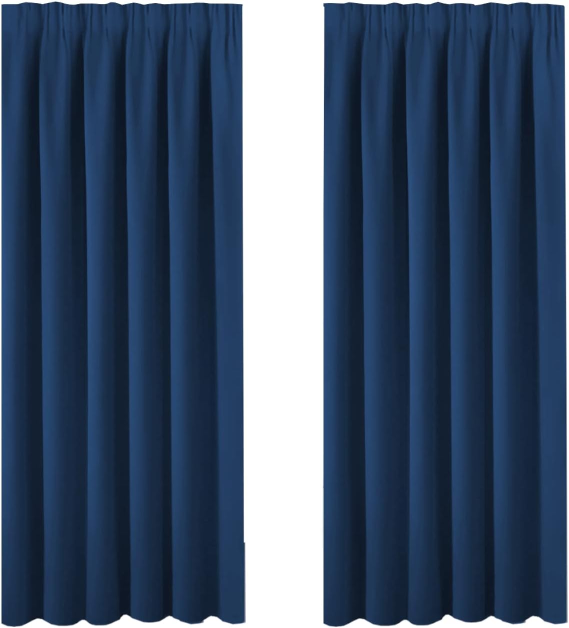 BellaHills Blackout Window Curtain Panels, Heat an...