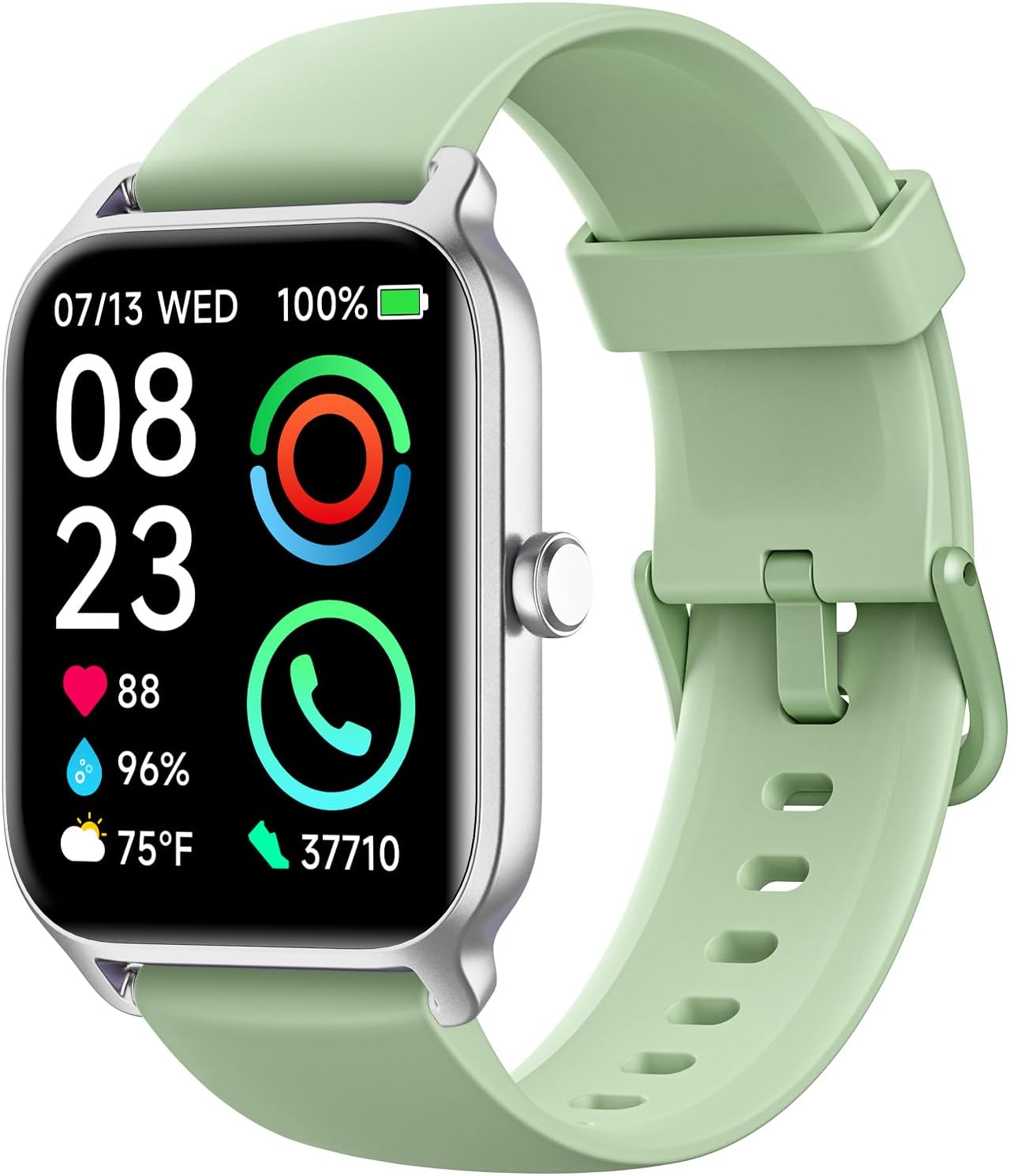 Fitpolo Smart Watch for Men Women Android, Alexa Built-in [1.8" HD Screen] IP68...