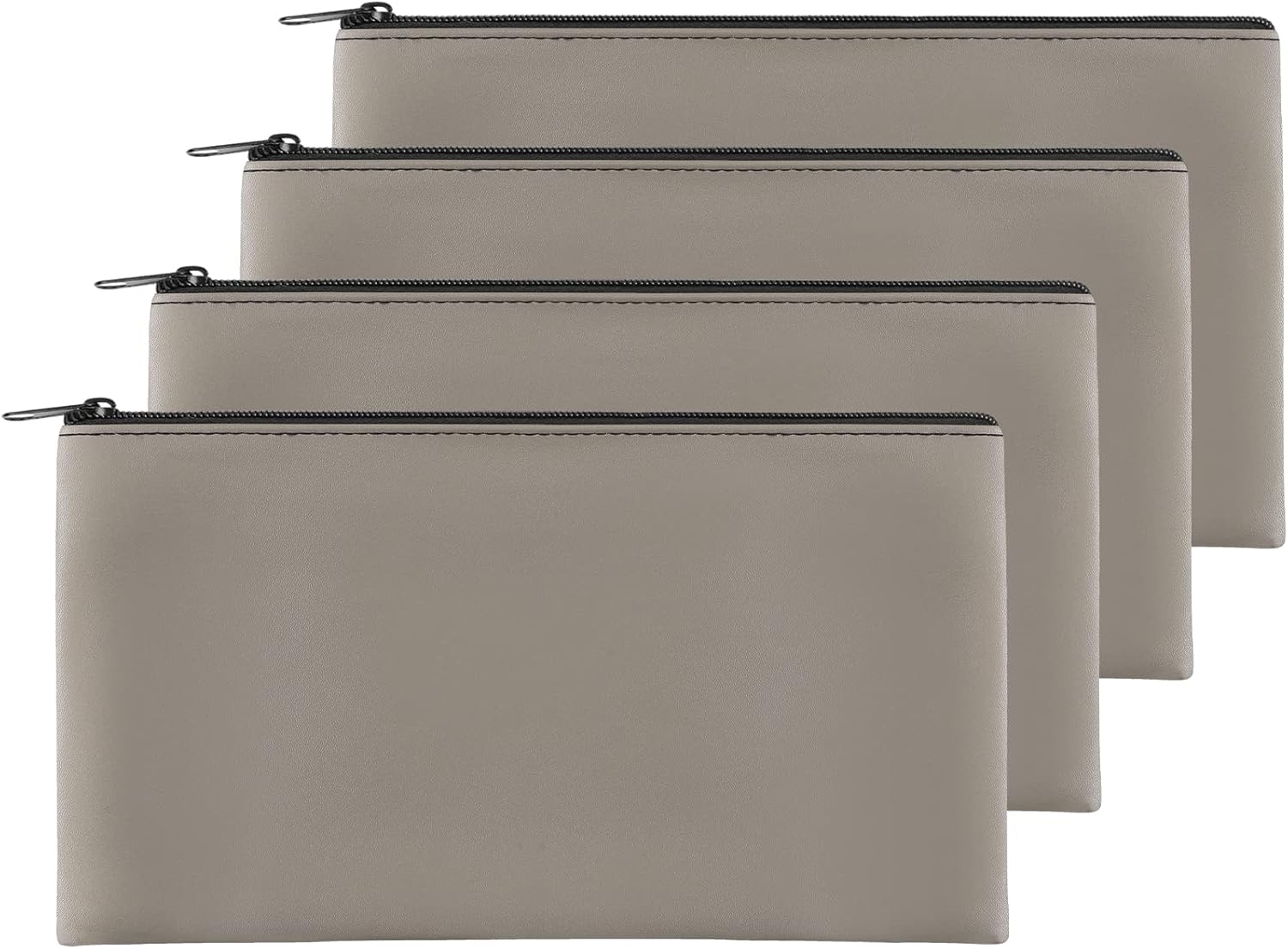 4Pack Money Bag 11 X 6, Safe Durable Money Bags with Zipper for Cash Waterproof,...