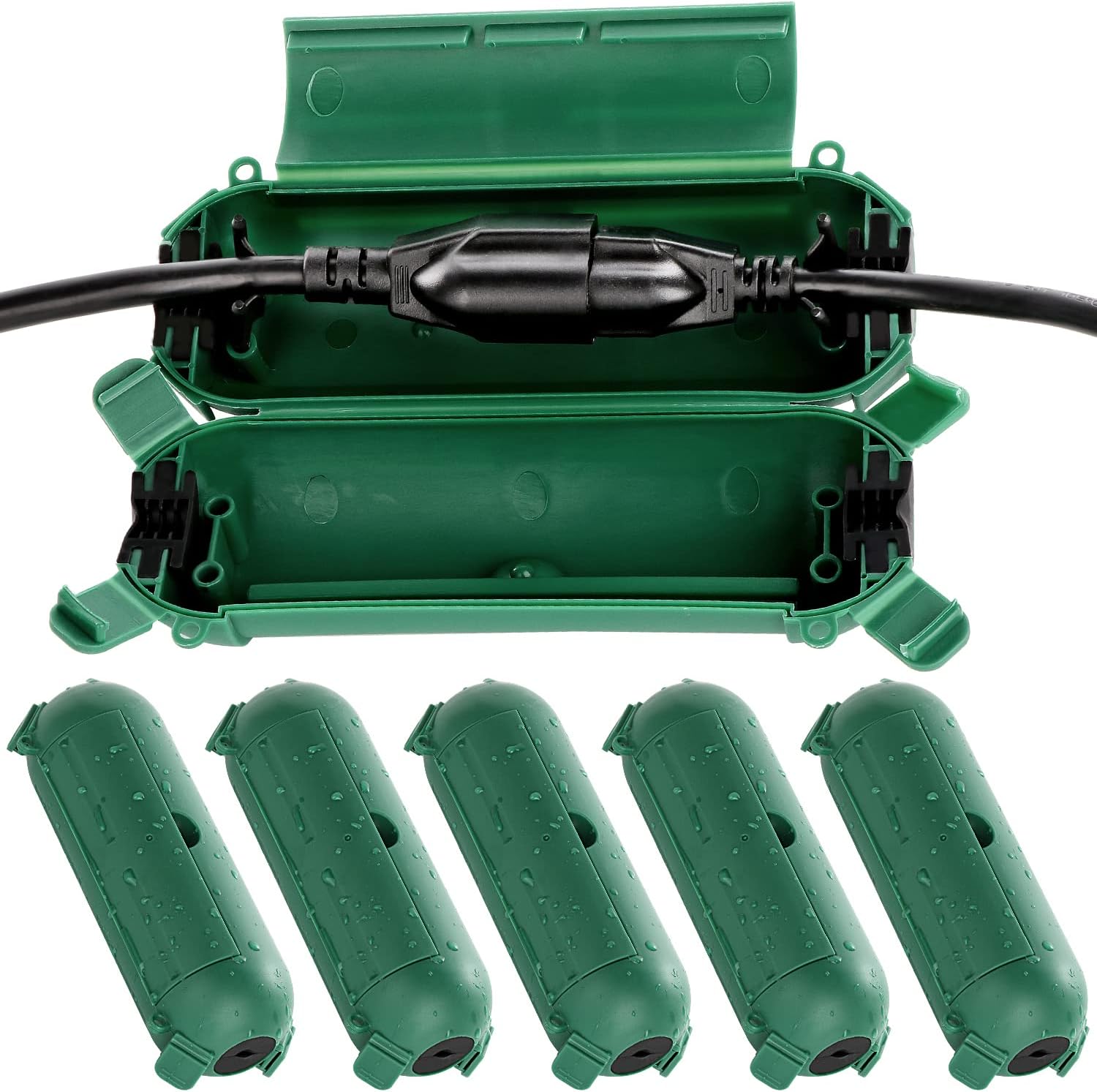 [6 Pack] Outdoor Extension Cord Safety Cover with Waterproof Seal, Weatherproof...