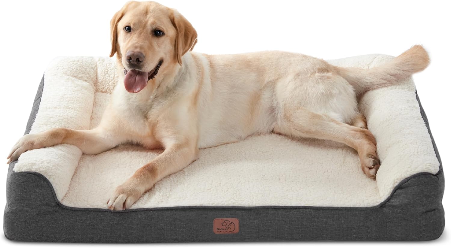 Bedsure Memory Foam Dog Bed, Orthopedic Sofa Bed for Extra Large Dogs, Special E...